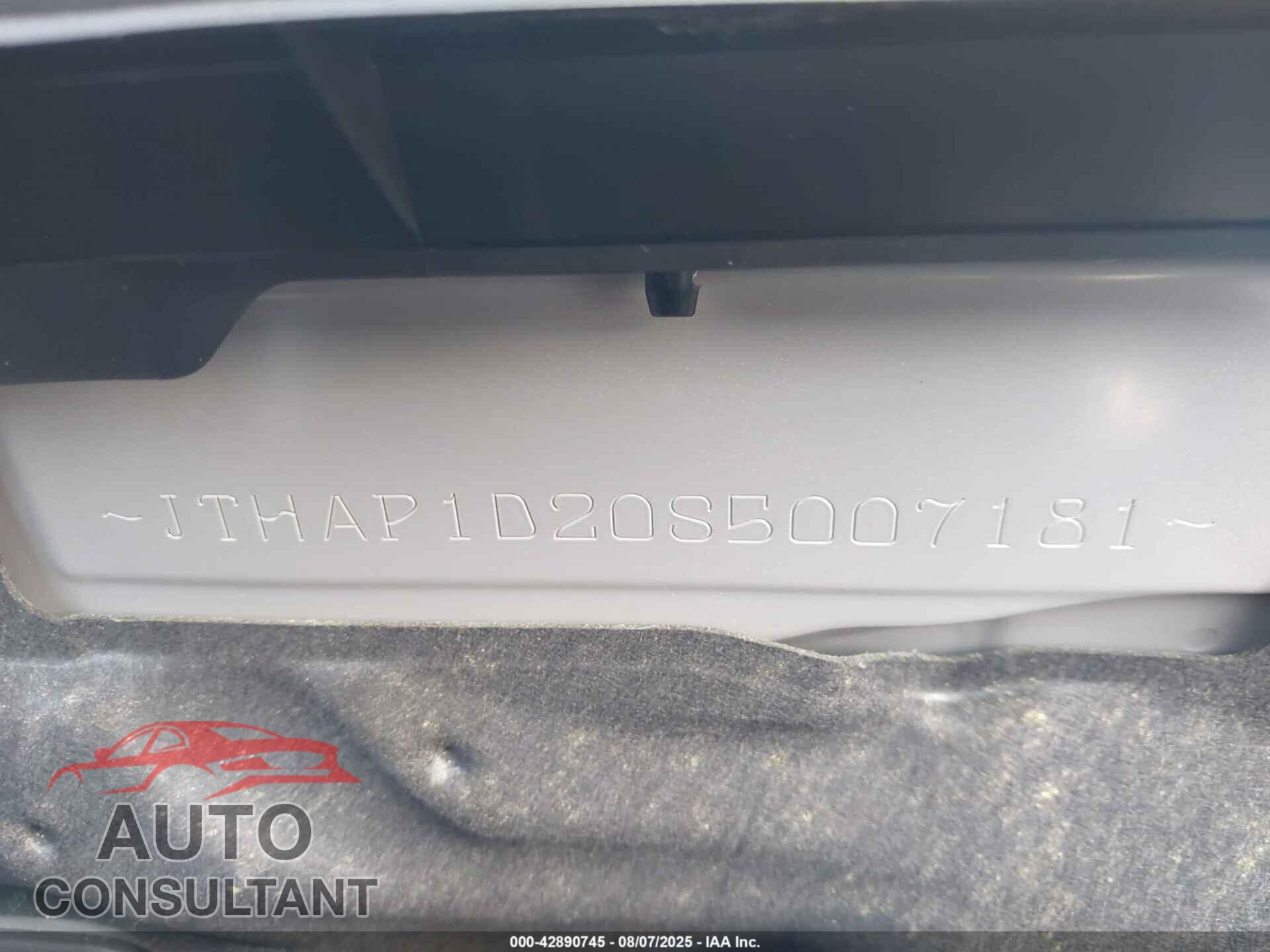 LEXUS IS 500 2025 - JTHAP1D20S5007181