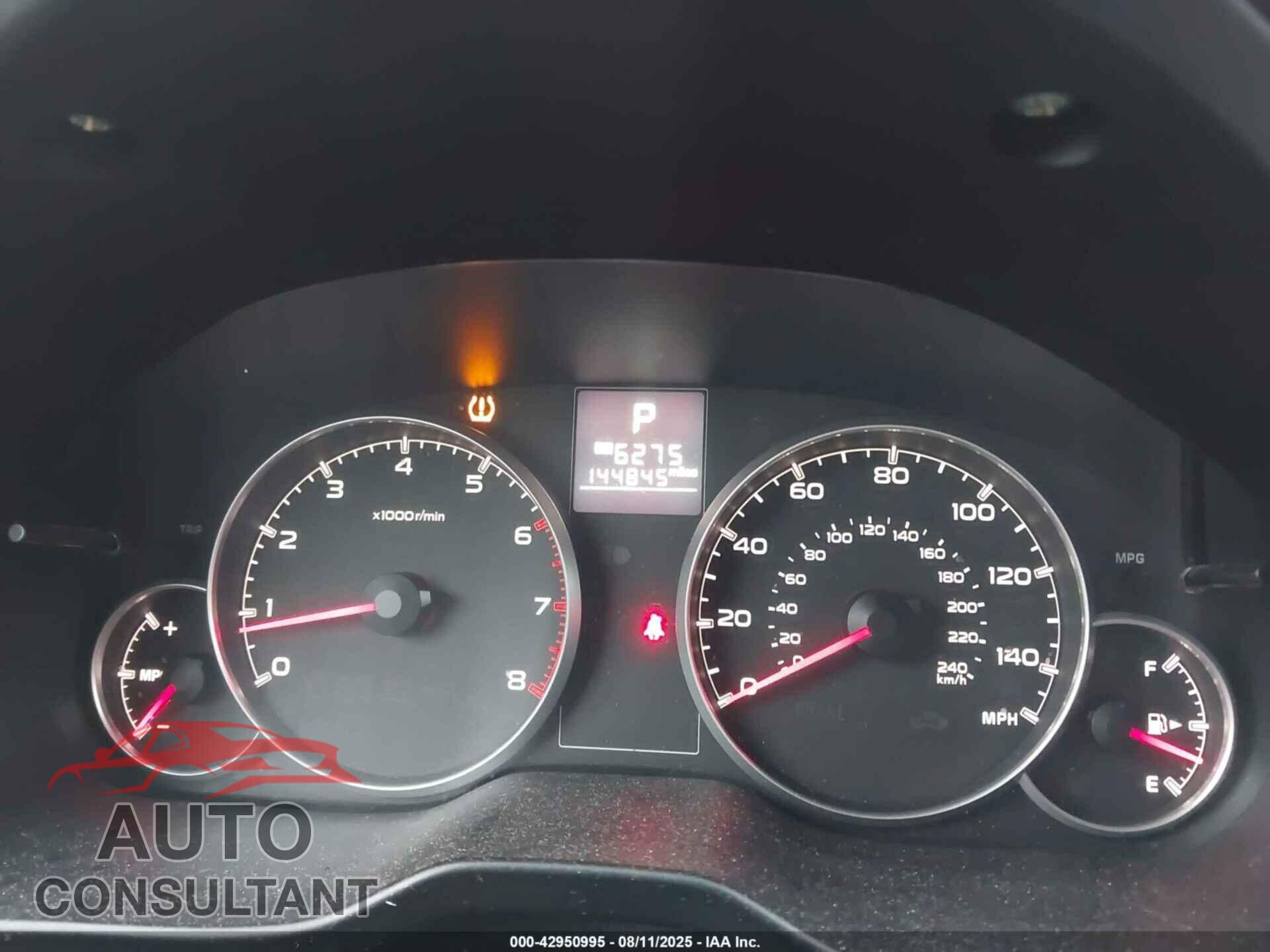 SUBARU OUTBACK 2013 - 4S4BRBCCXD3277688