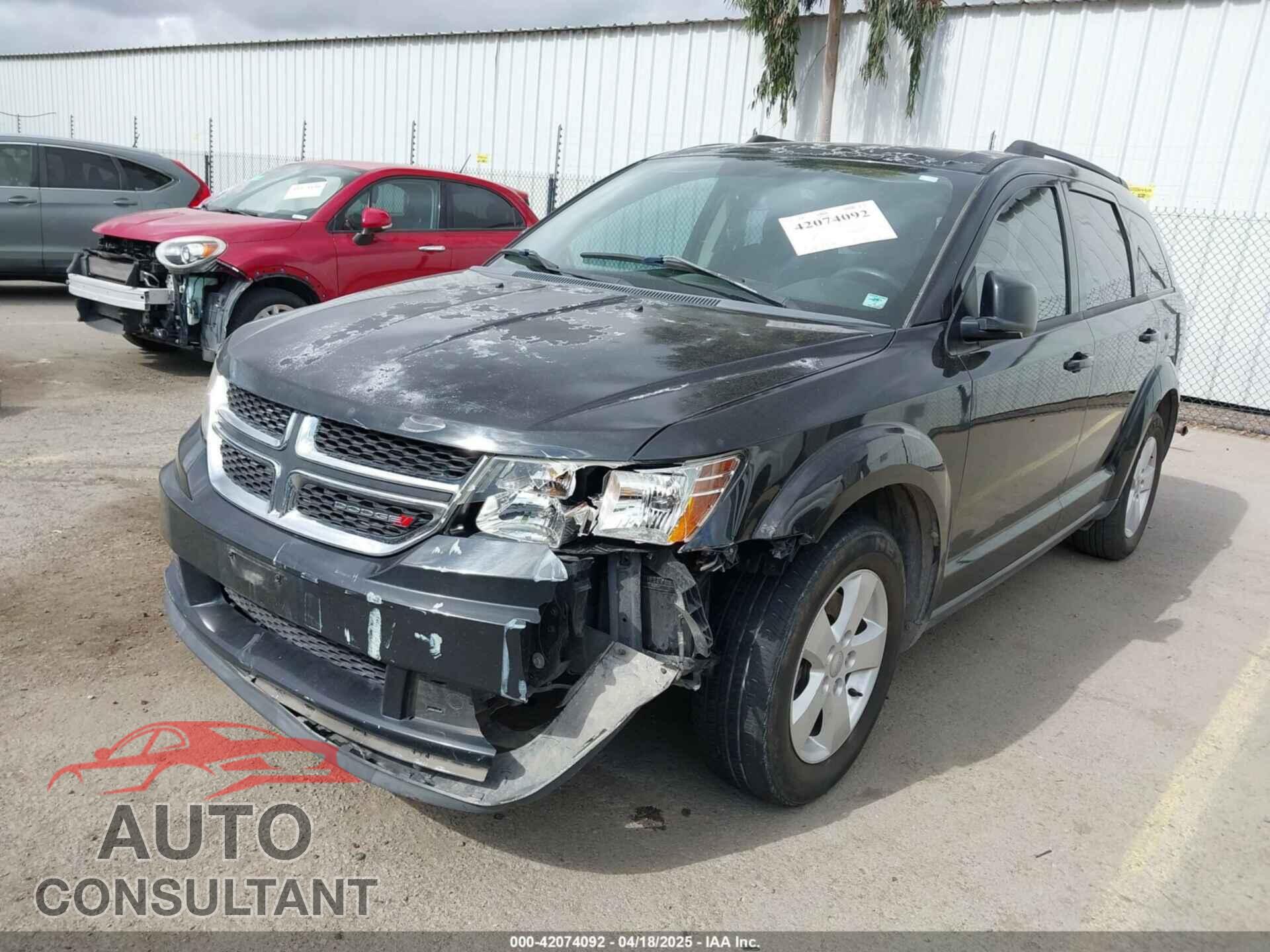 DODGE JOURNEY 2013 - 3C4PDCAB2DT502182