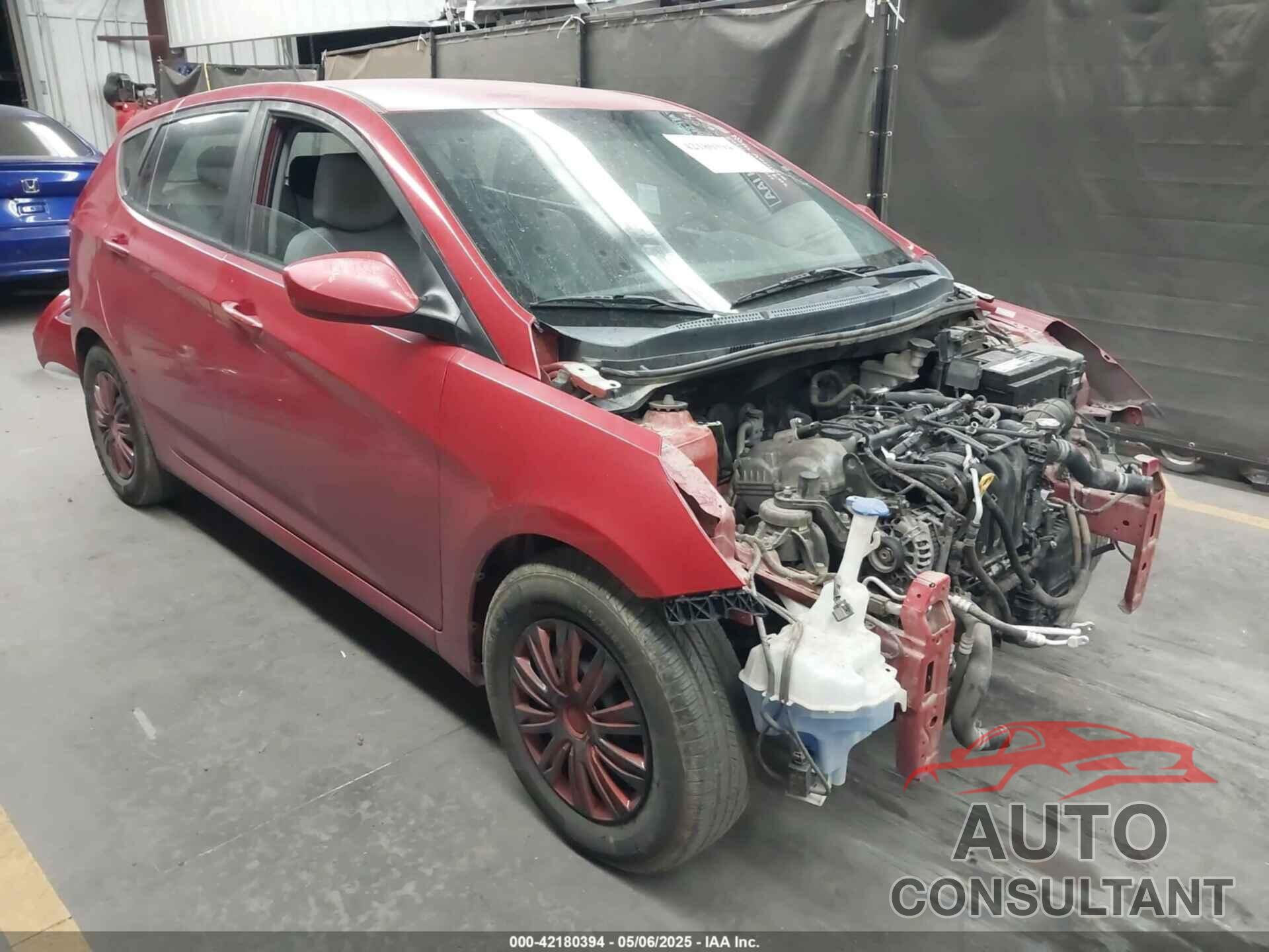 HYUNDAI ACCENT 2016 - KMHCT5AEXGU281413