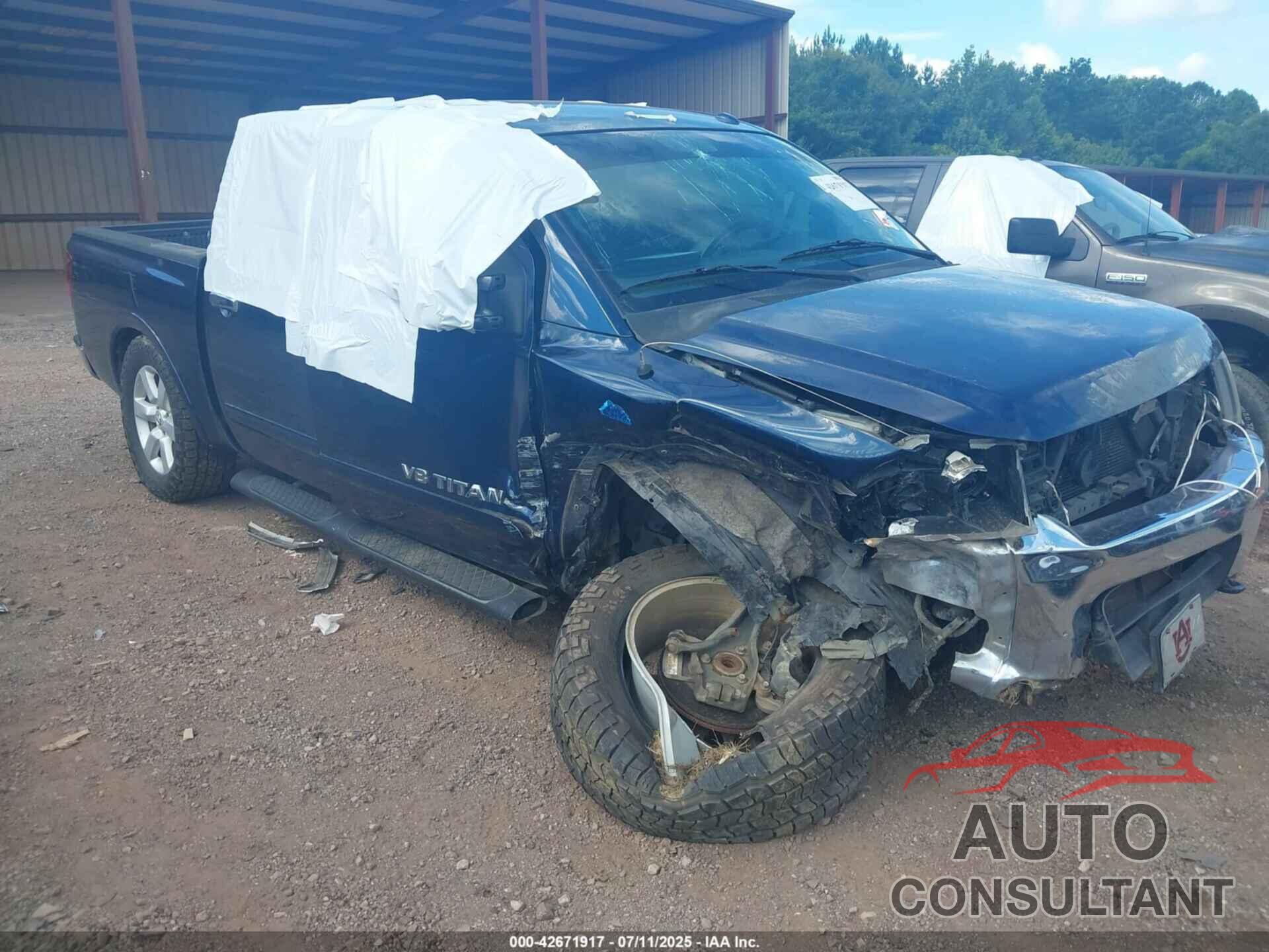 NISSAN TITAN 2009 - 1N6BA07D39N310140