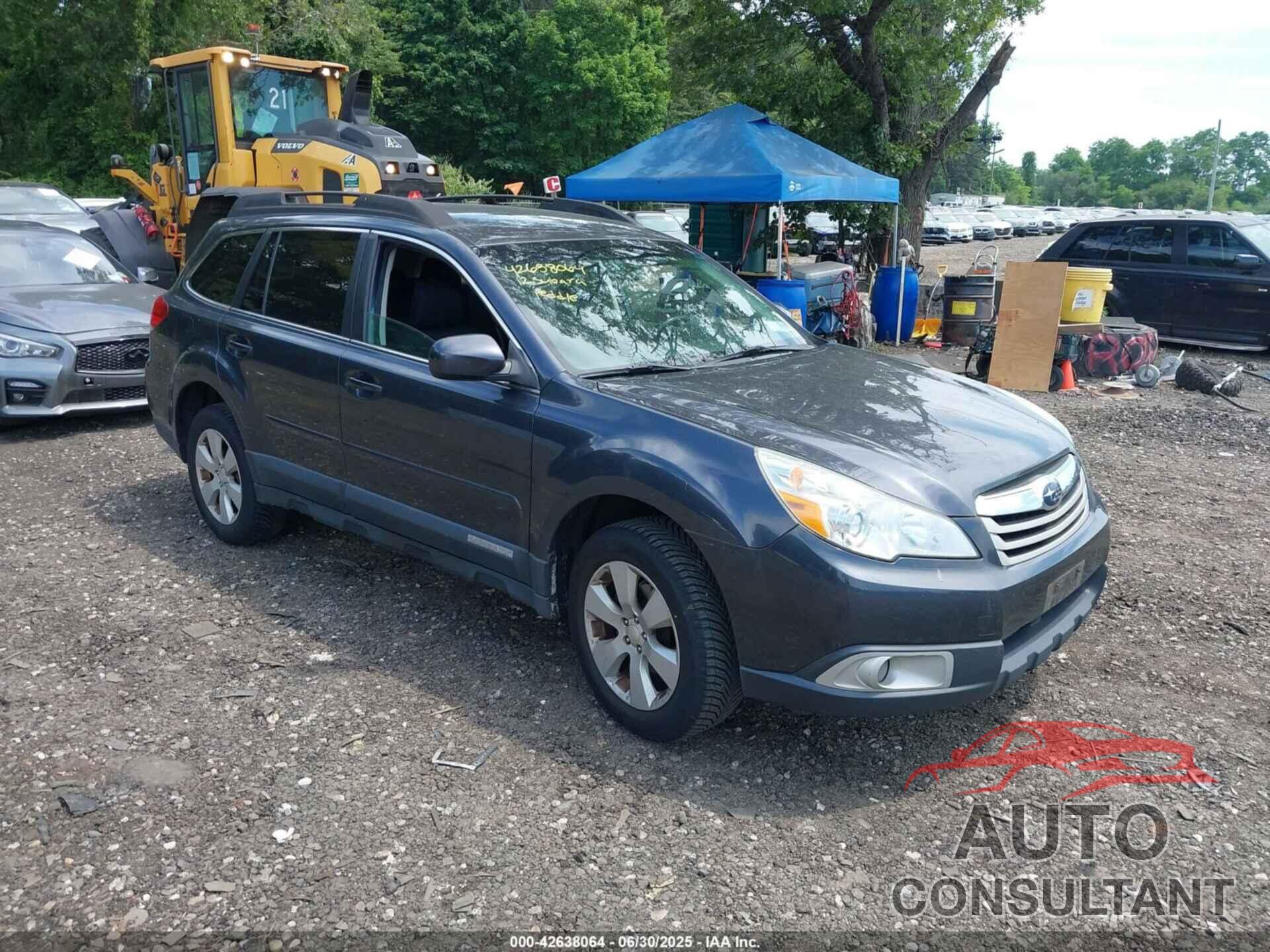 SUBARU OUTBACK 2012 - 4S4BRBCC8C3252190