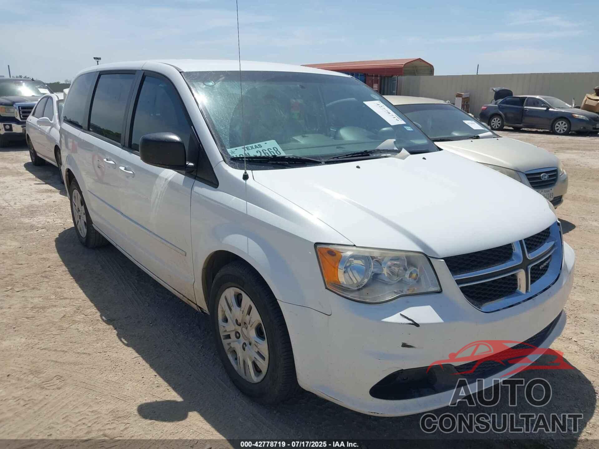 DODGE GRAND CARAVAN 2017 - 2C4RDGBG2HR605380