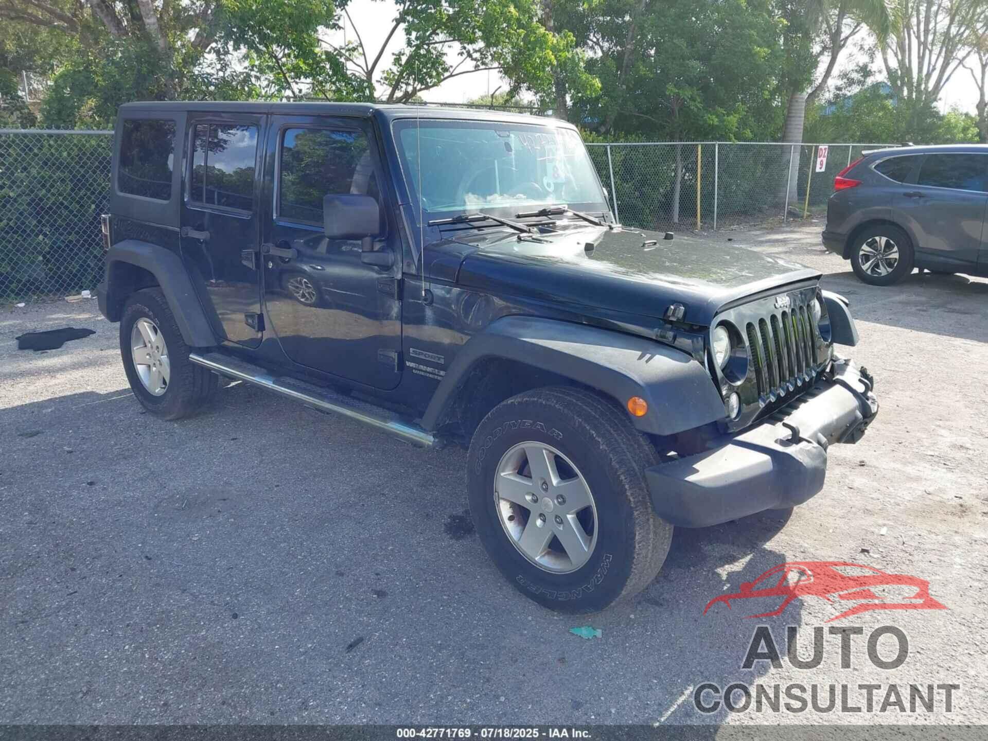 JEEP WRANGLER UNLIMITED 2014 - 1C4BJWDG1EL171409