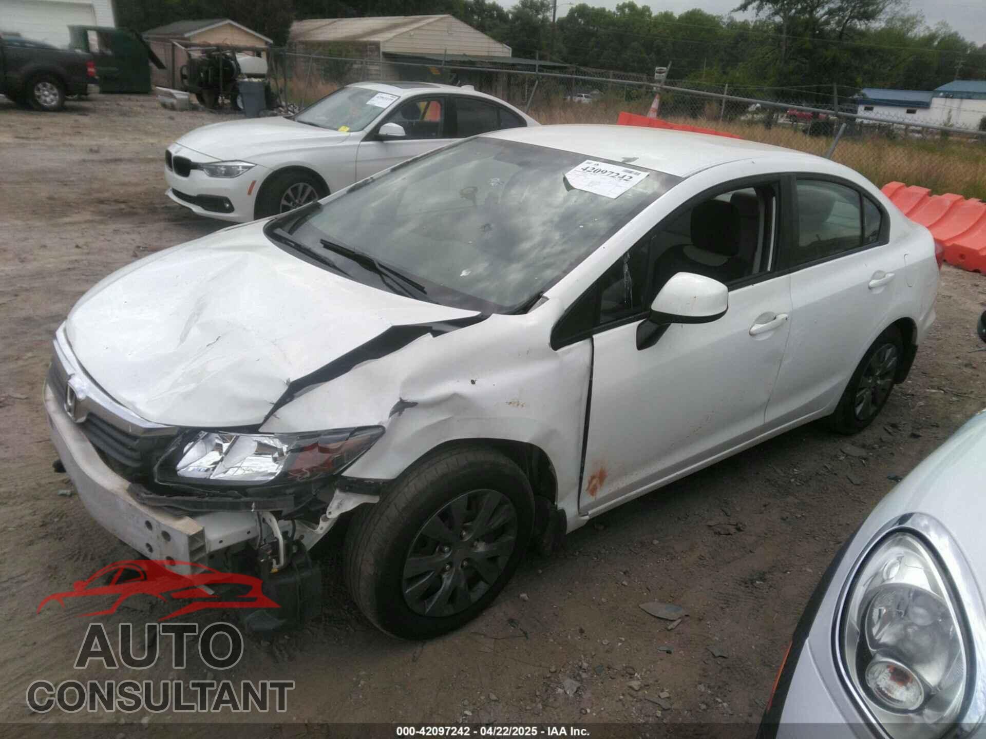 HONDA CIVIC 2012 - 19XFB2F59CE043024
