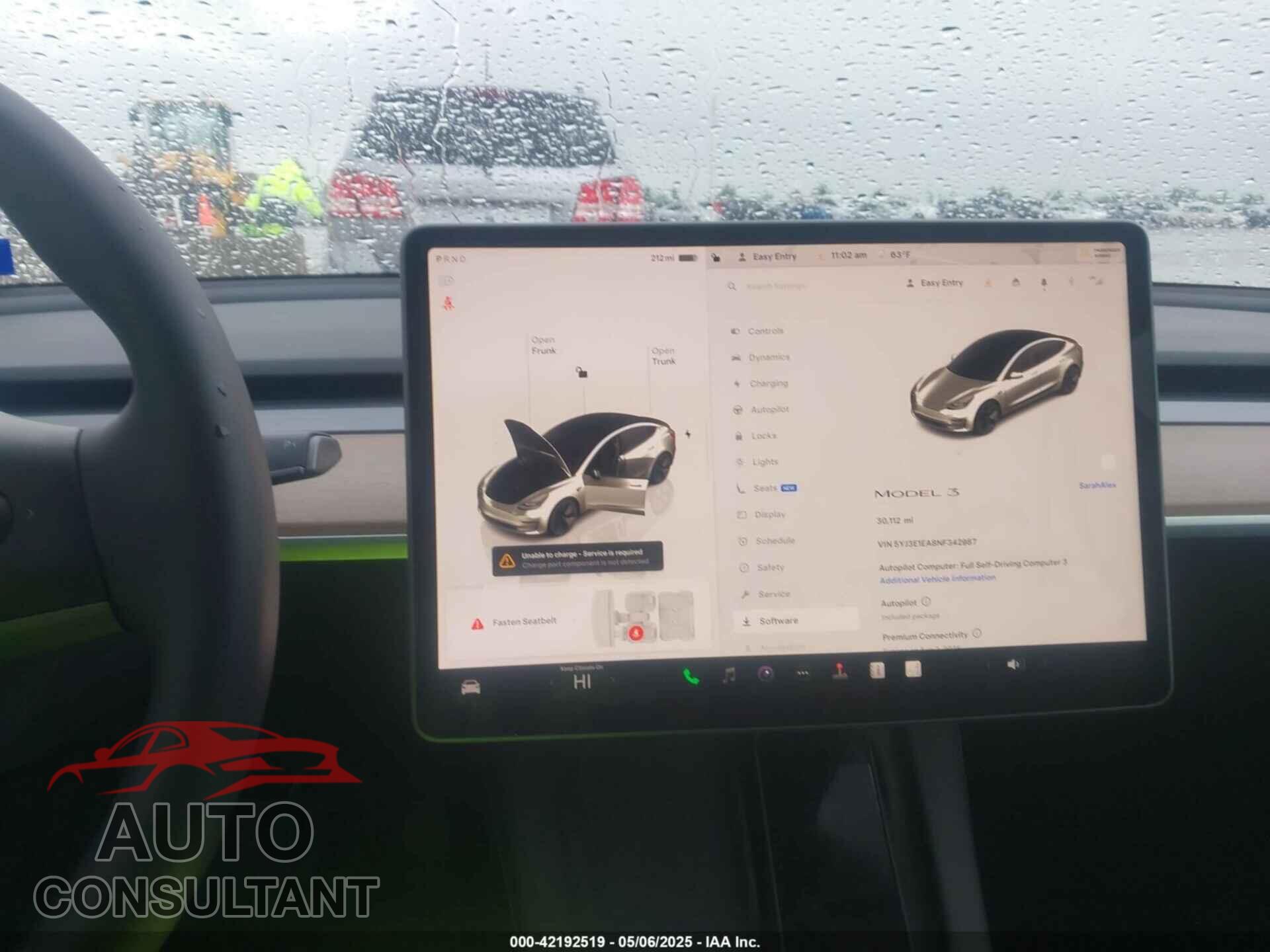 TESLA MODEL 3 2022 - 5YJ3E1EA8NF342987