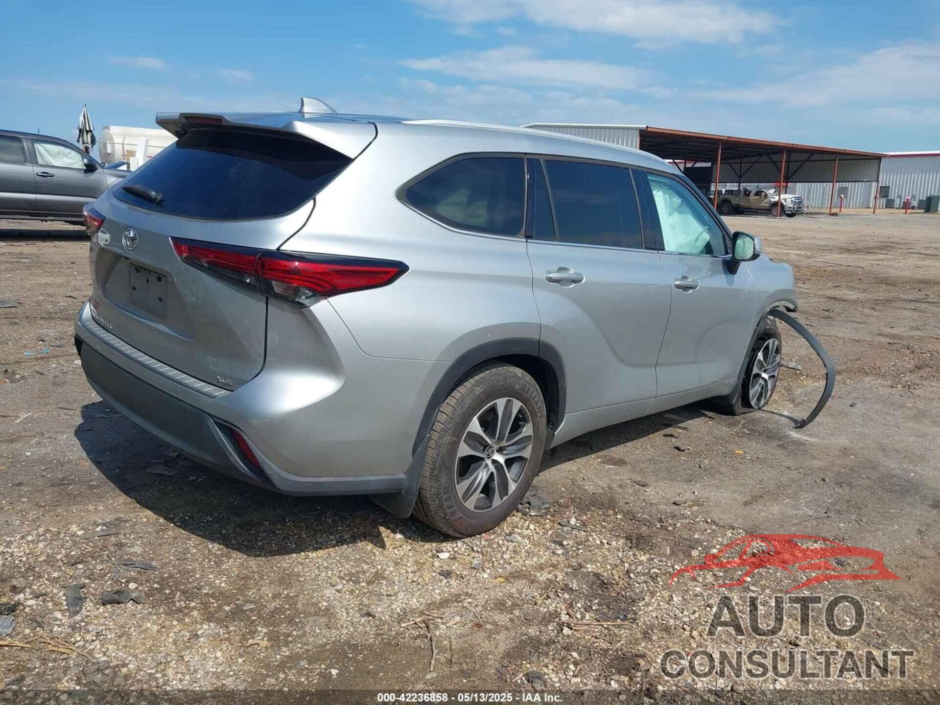 TOYOTA HIGHLANDER 2022 - 5TDGZRAH6NS092054