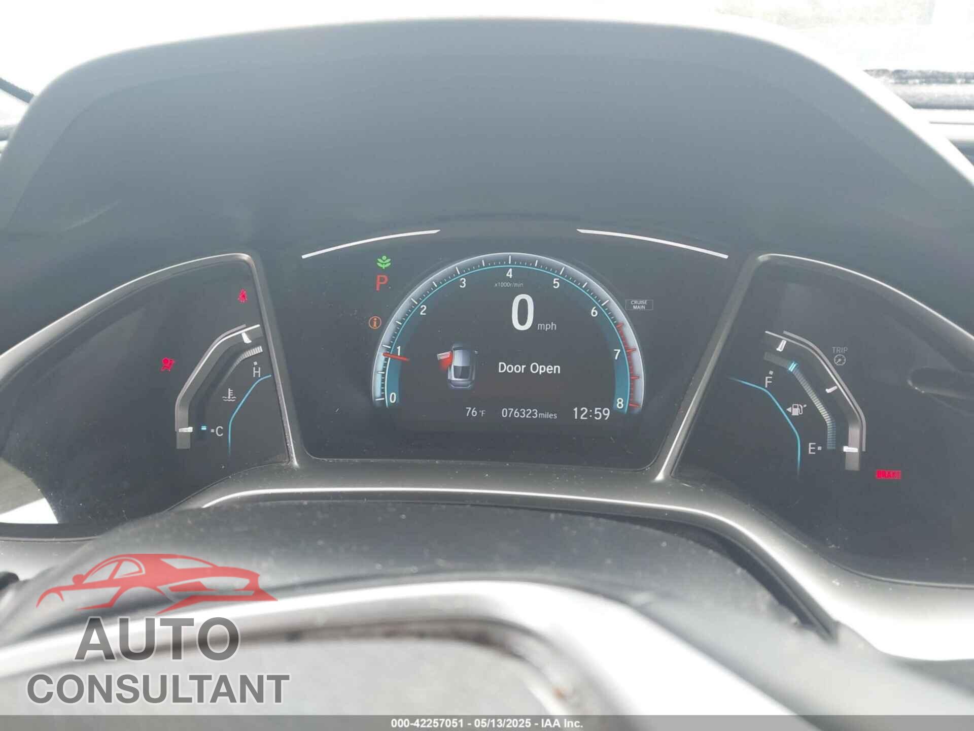 HONDA CIVIC 2017 - 2HGFC3B79HH355576