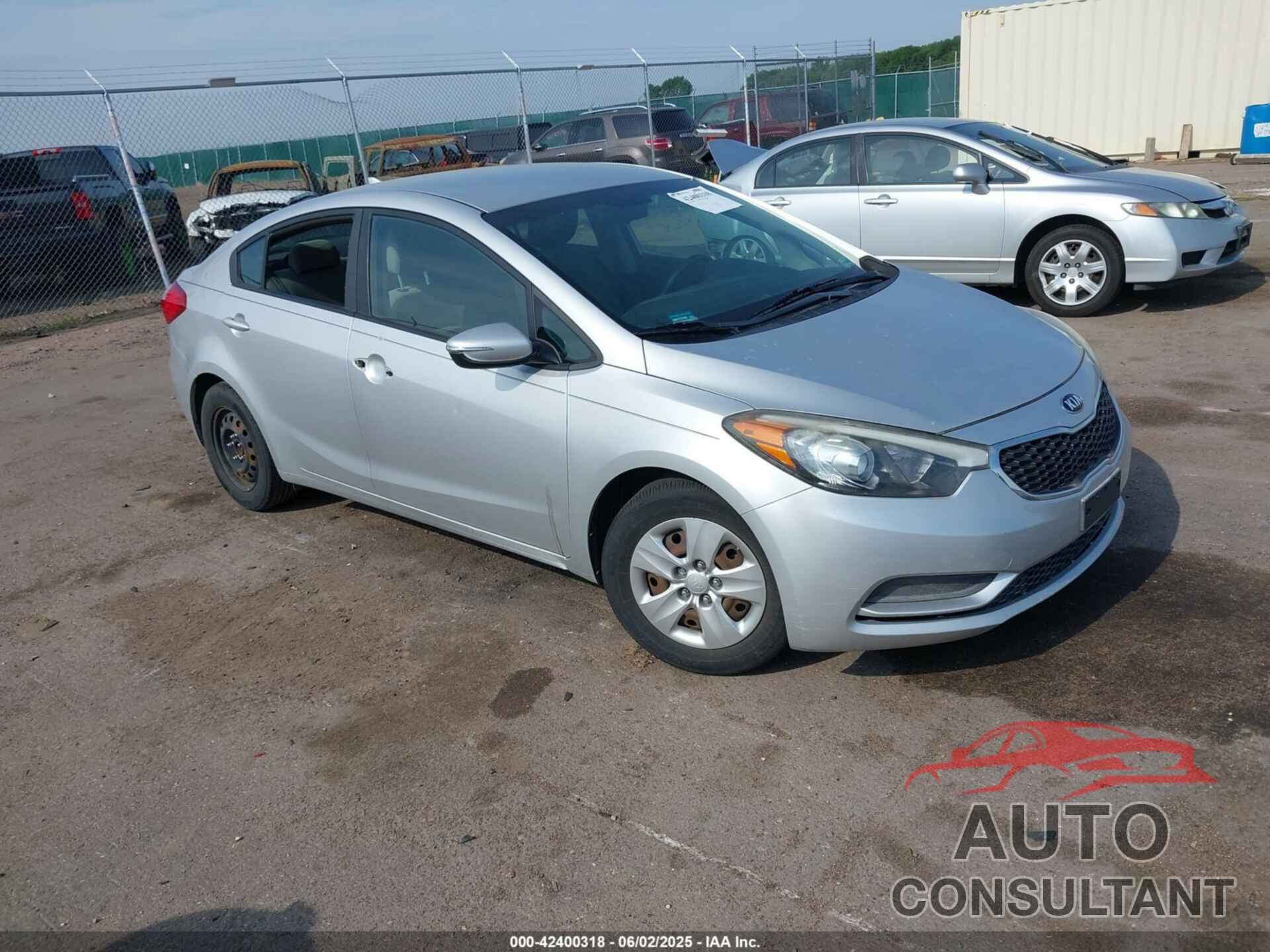 KIA FORTE 2015 - KNAFX4A61F5429429