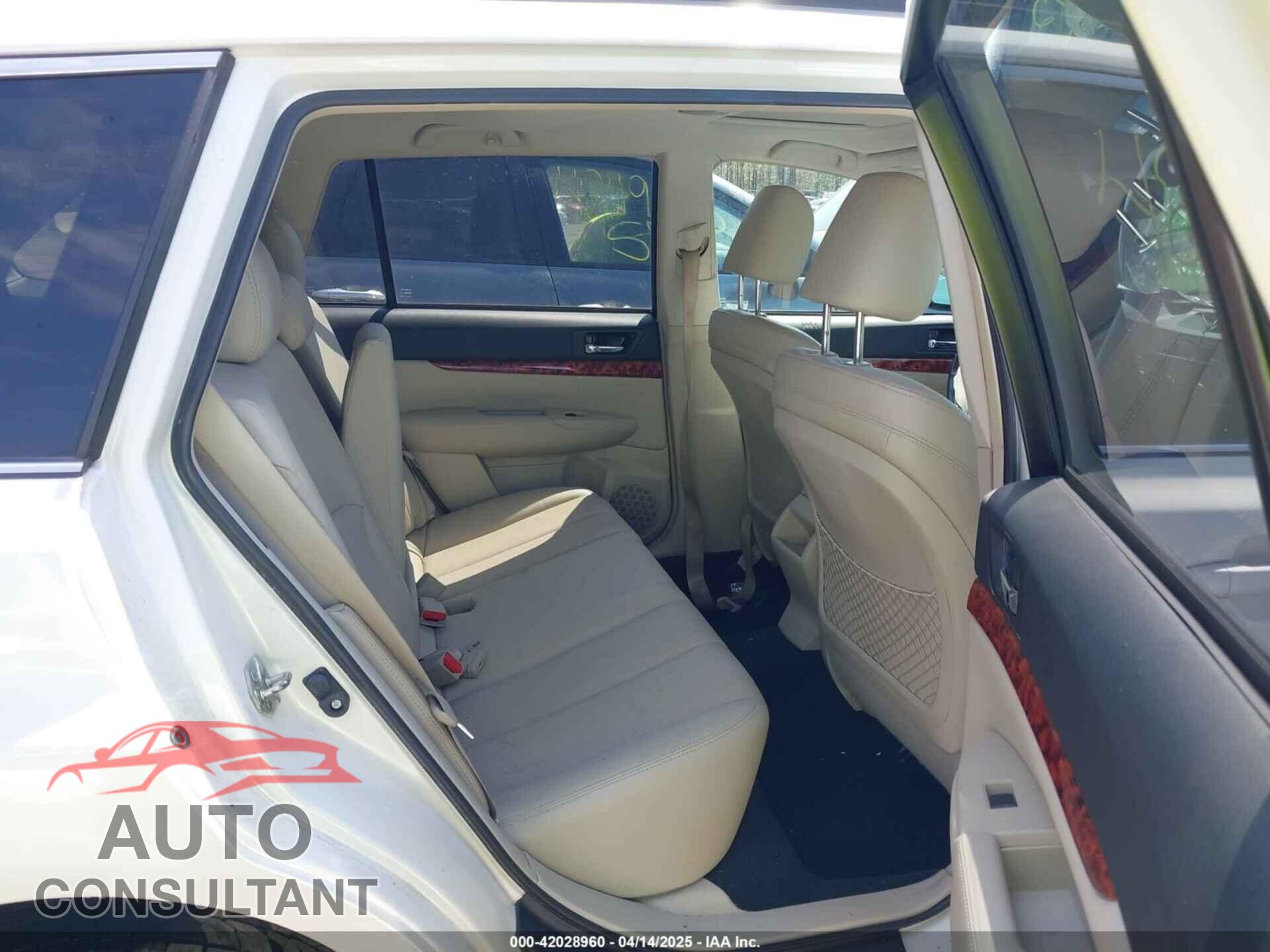SUBARU OUTBACK 2011 - 4S4BRDKCXB2391027