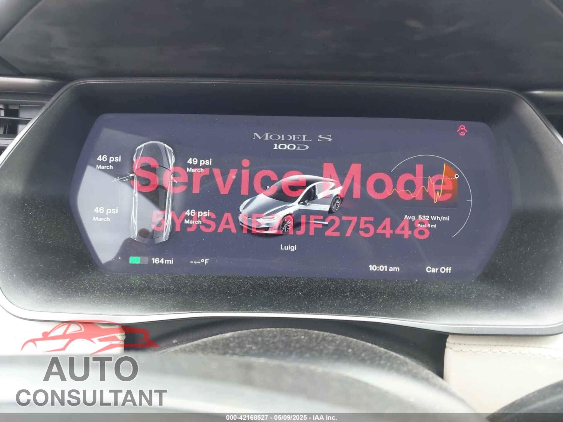 TESLA MODEL S 2018 - 5YJSA1E21JF275448