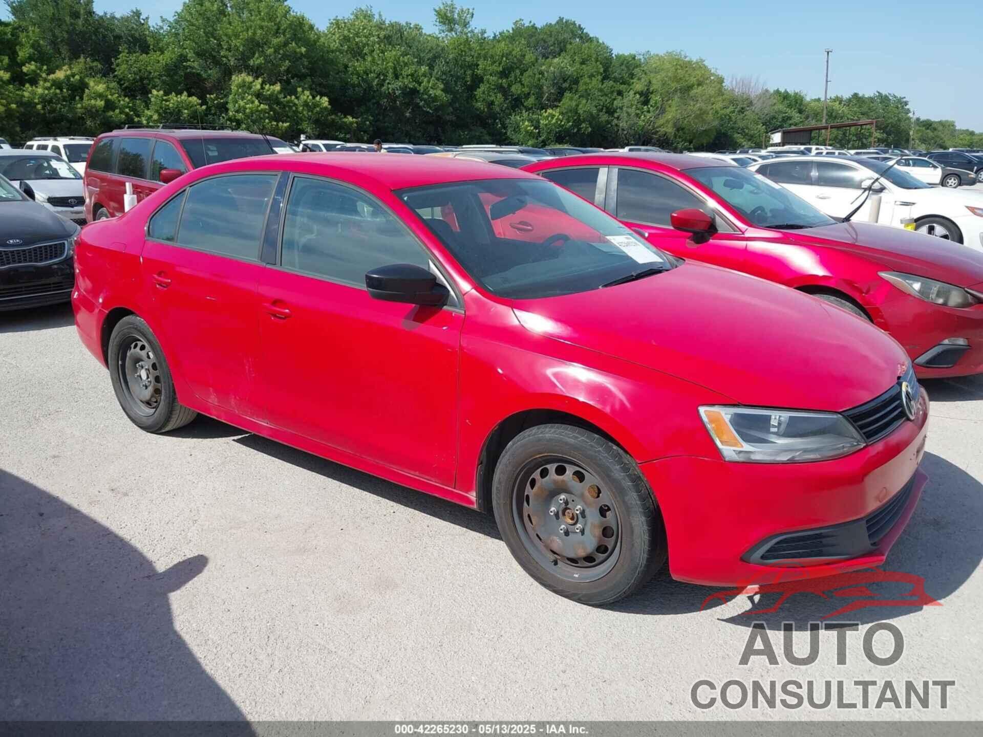 VOLKSWAGEN JETTA 2012 - 3VW2K7AJ2CM346570