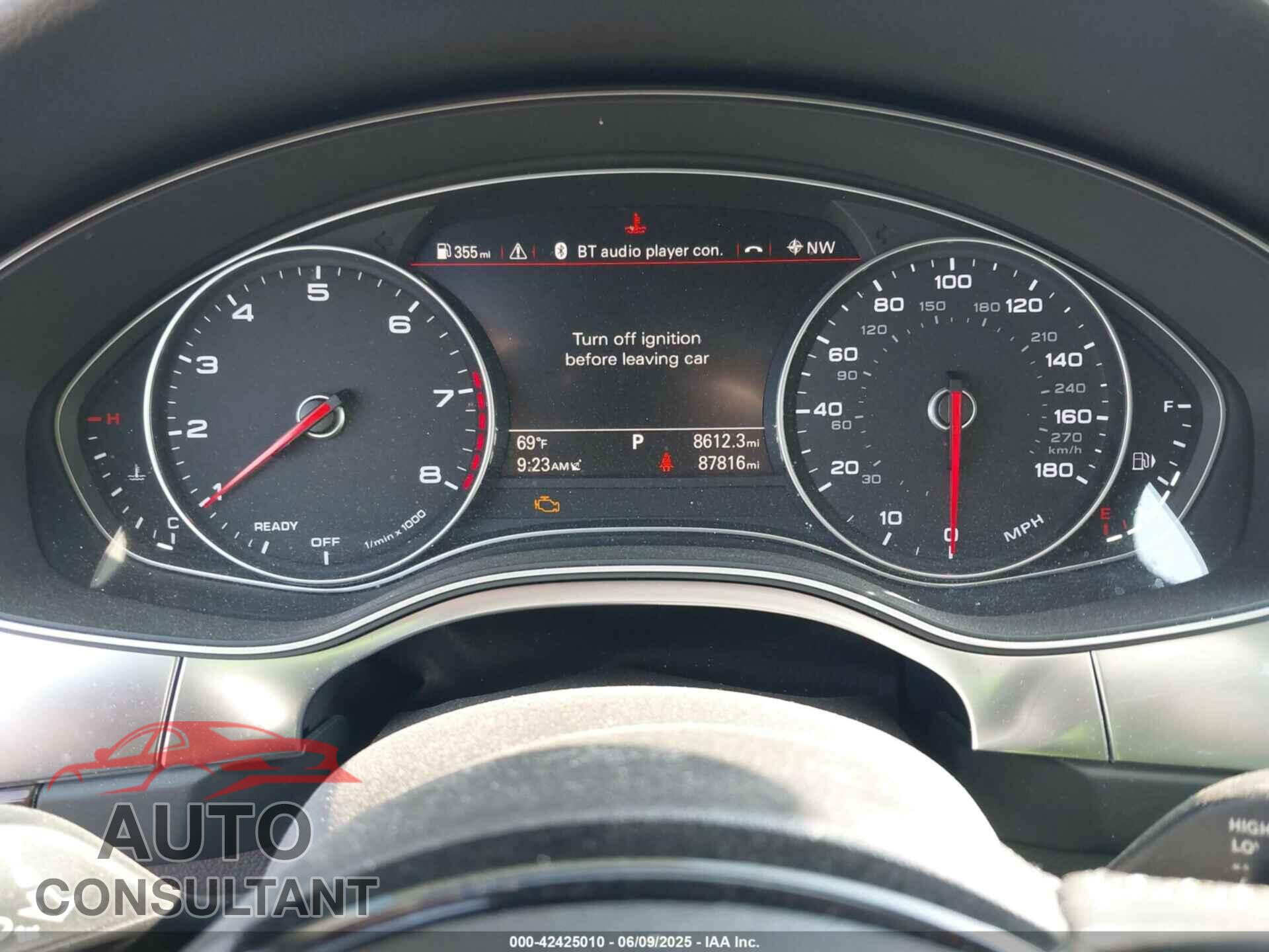 AUDI A6 2016 - WAUGFAFC8GN027803