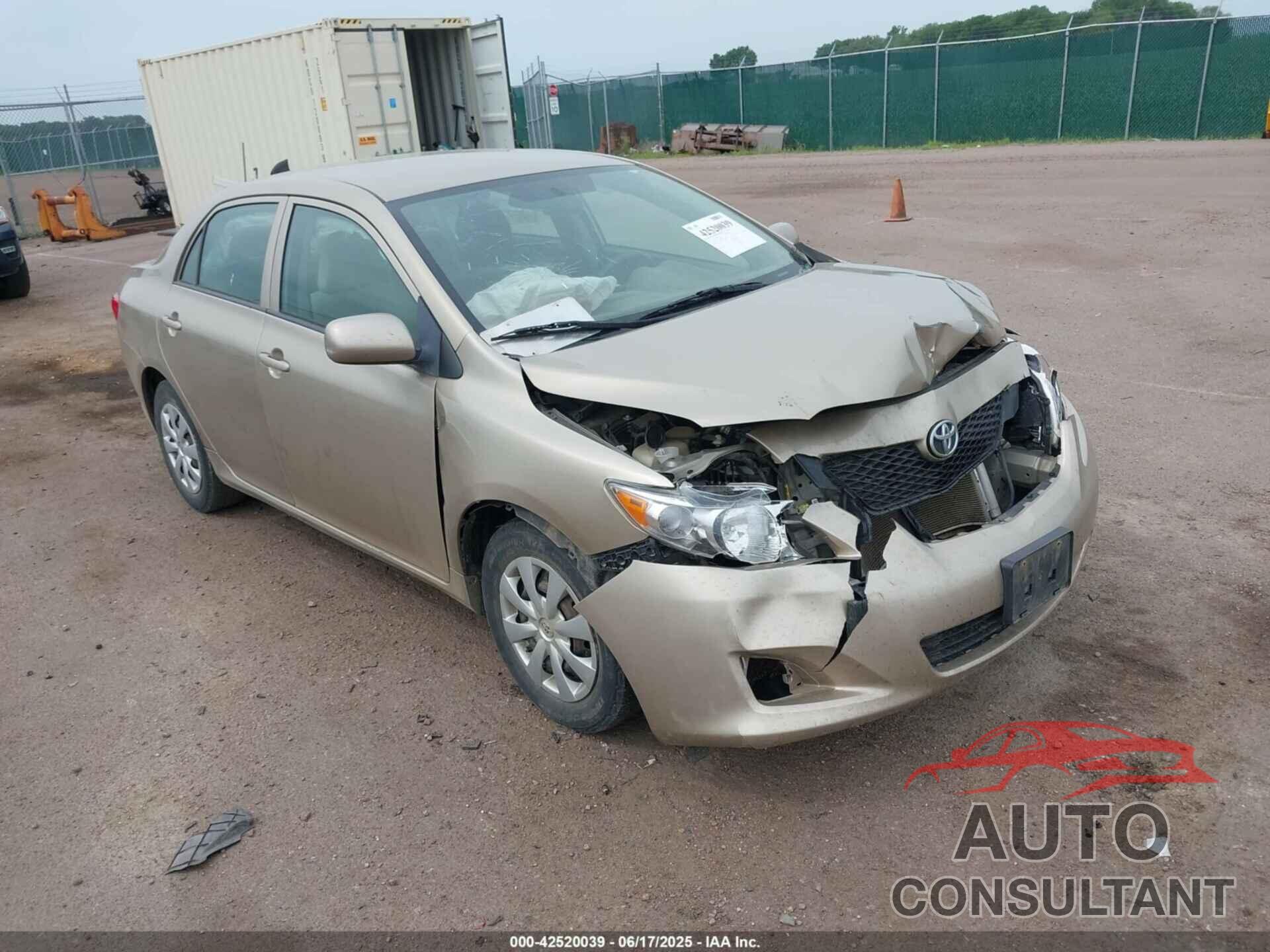 TOYOTA COROLLA 2010 - 1NXBU4EE9AZ230683