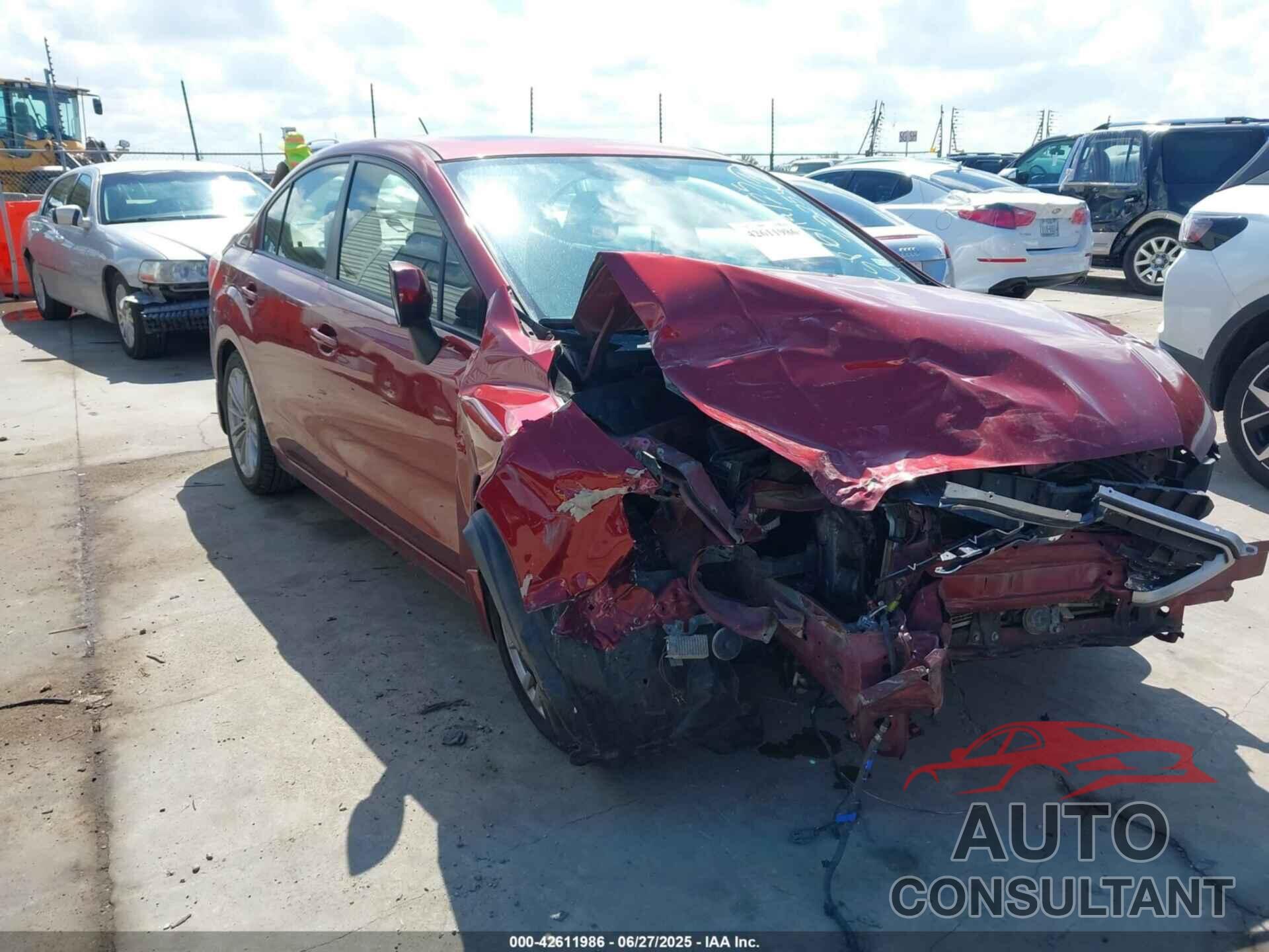 SUBARU IMPREZA 2012 - JF1GJAD69CH024471