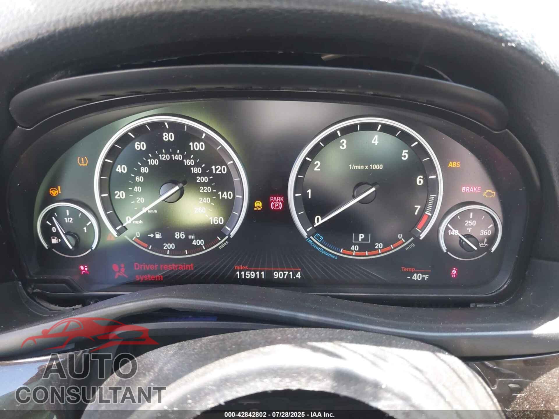 BMW 528I 2014 - WBA5A5C5XED507279