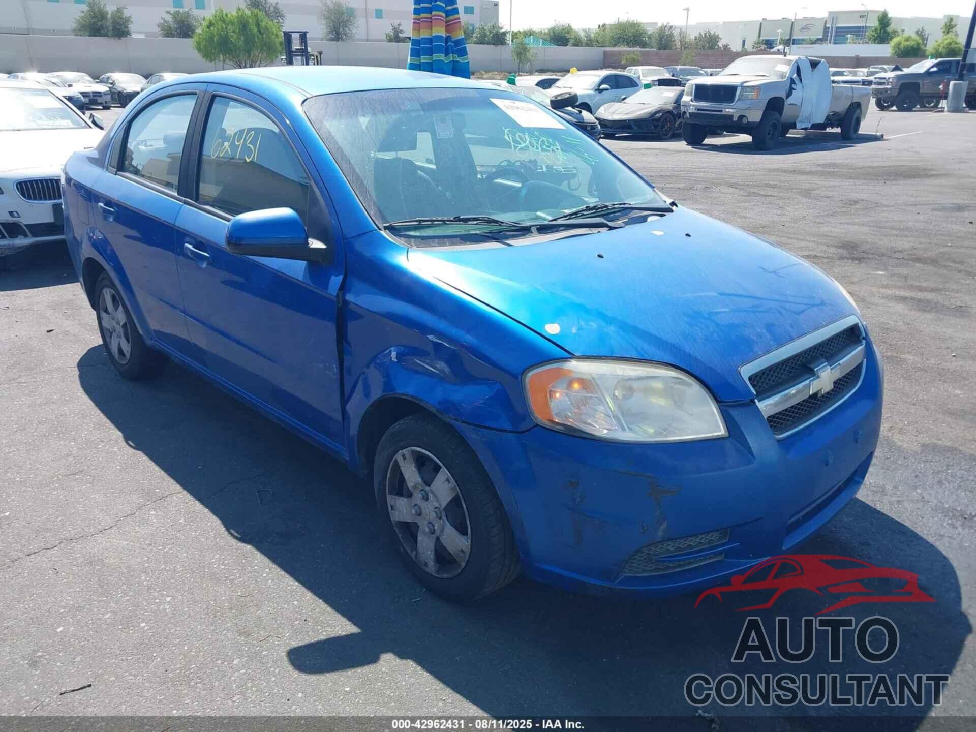 CHEVROLET AVEO 2010 - KL1TD5DE8AB107671