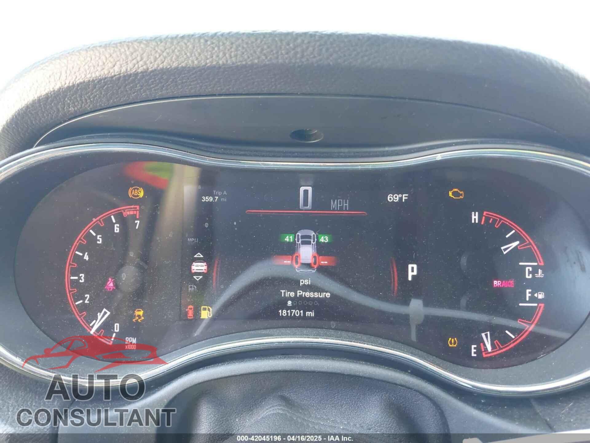 DODGE DURANGO 2014 - 1C4RDHDG8EC366182