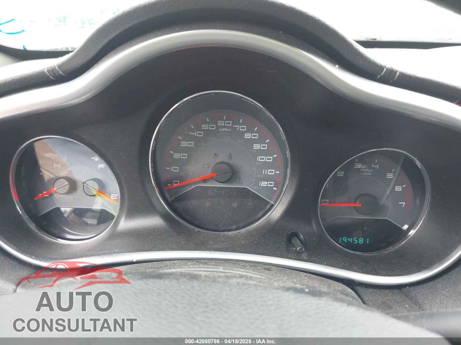 DODGE AVENGER 2012 - 1C3CDZAB5CN169965