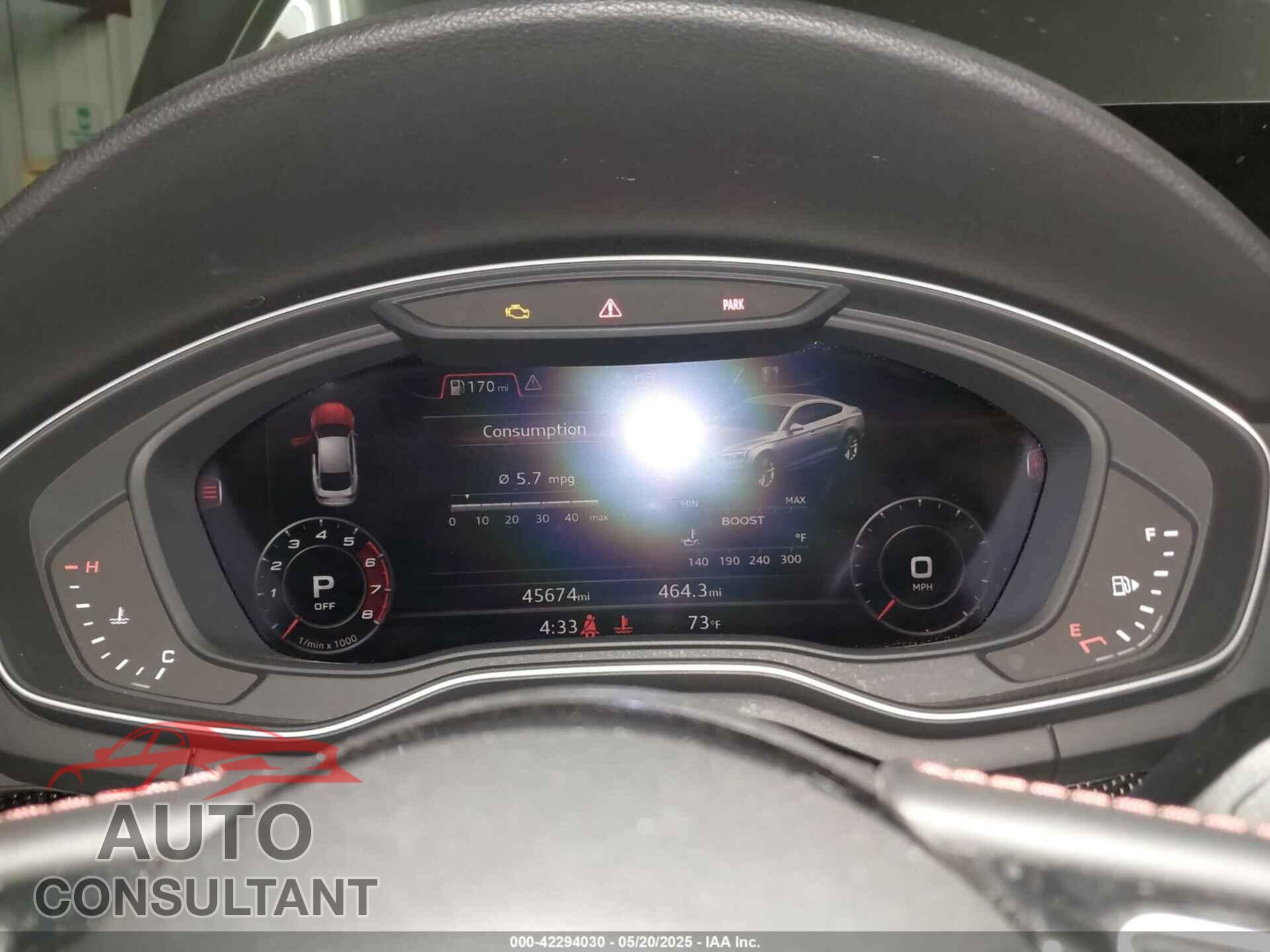 AUDI S5 2018 - WAUB4CF53JA122507