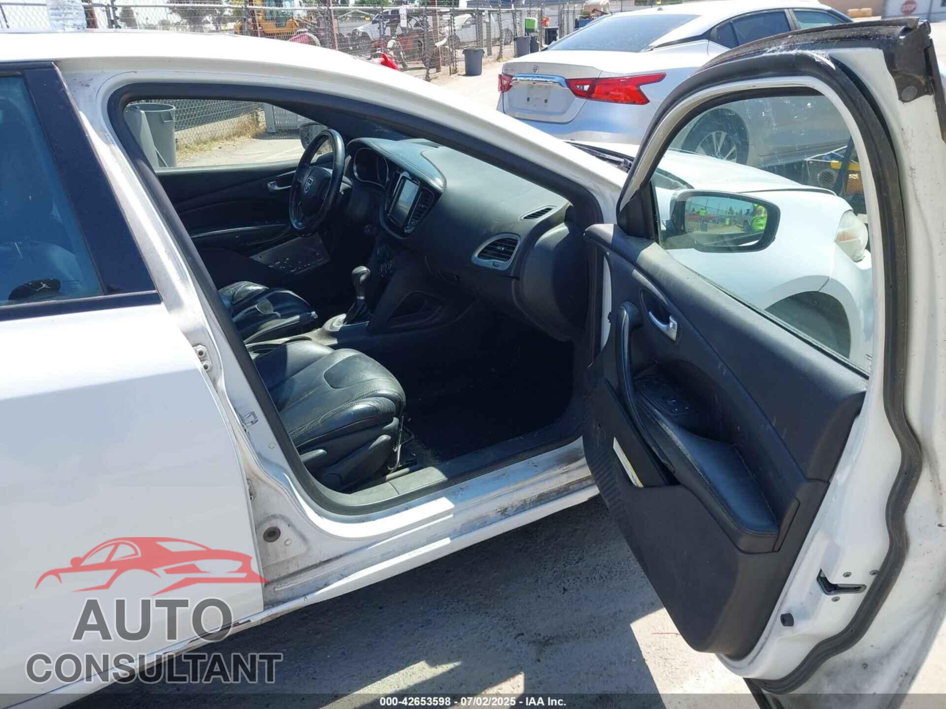 DODGE DART 2013 - 1C3CDFCA4DD147580