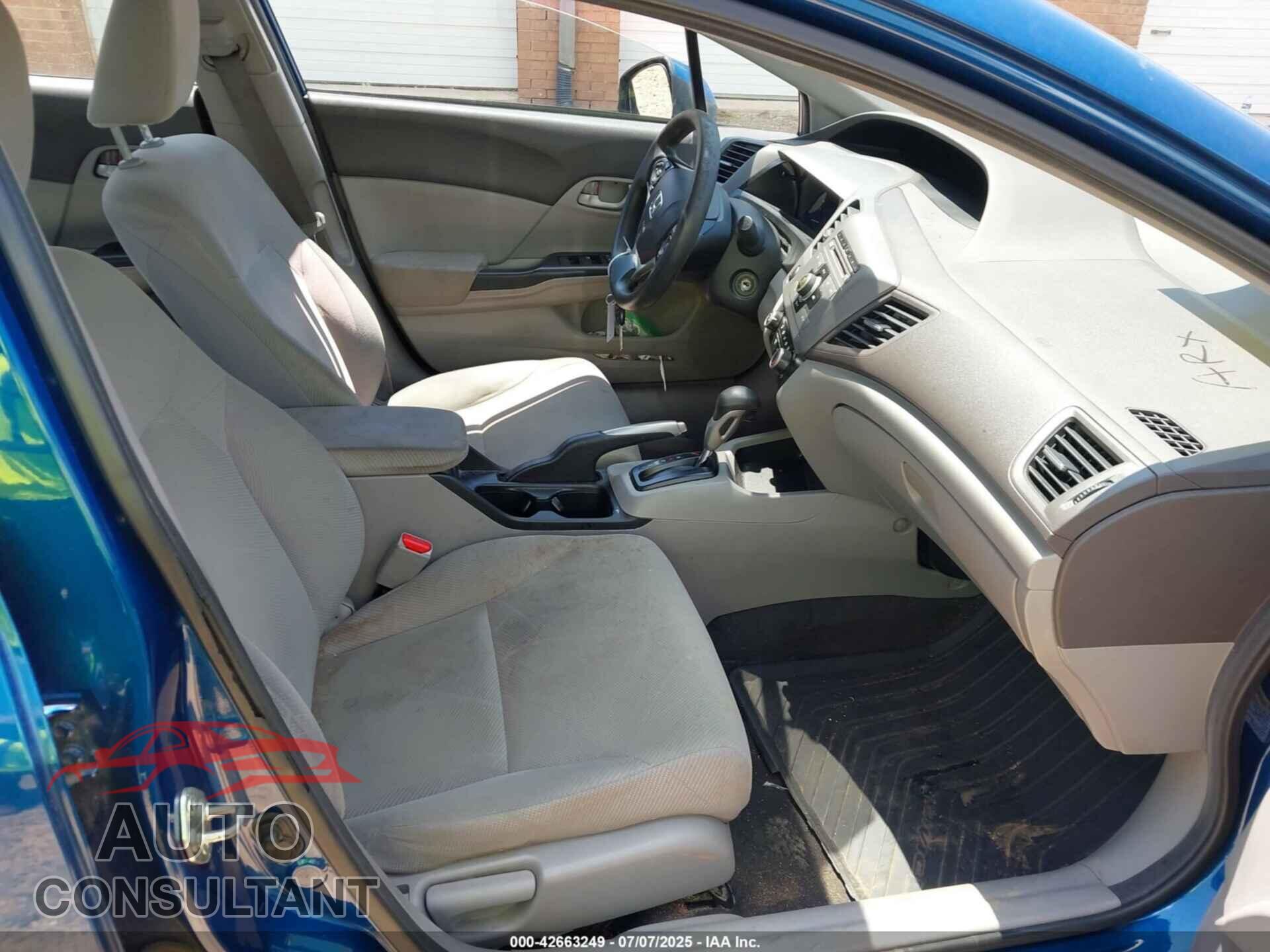 HONDA CIVIC 2012 - 19XFB2F51CE072467