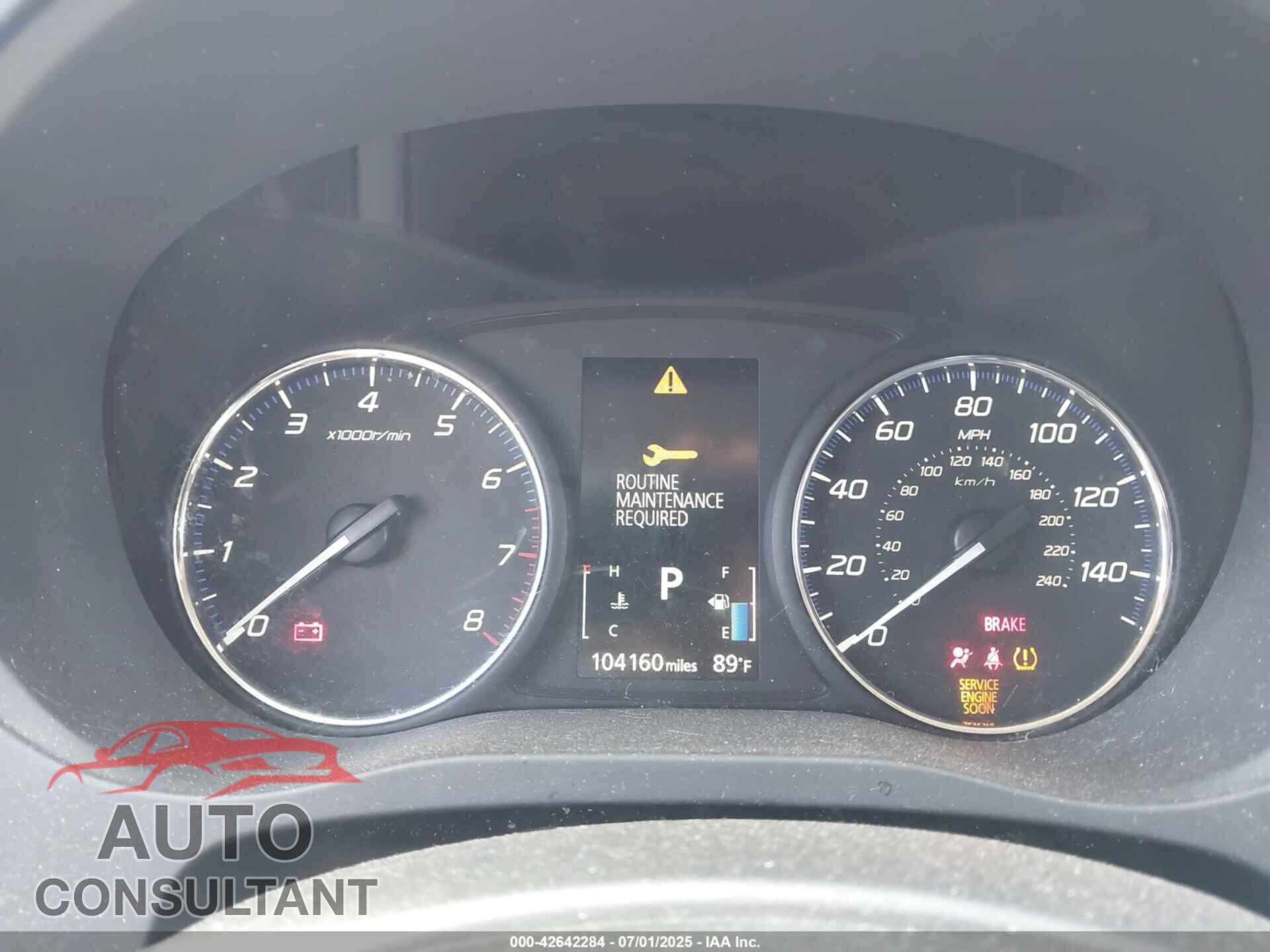 MITSUBISHI OUTLANDER 2015 - JA4AD3A30FZ009041