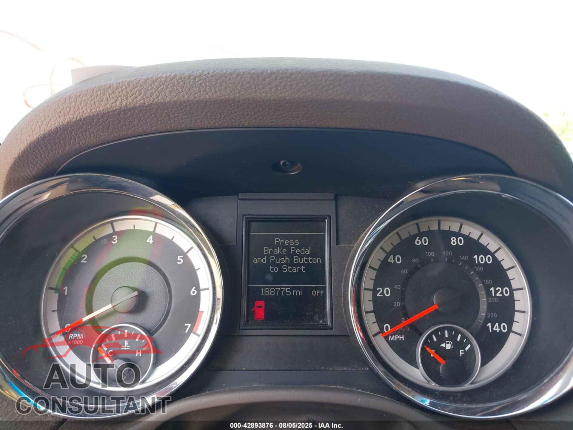 DODGE DURANGO 2011 - 1D4RD4GG1BC692022