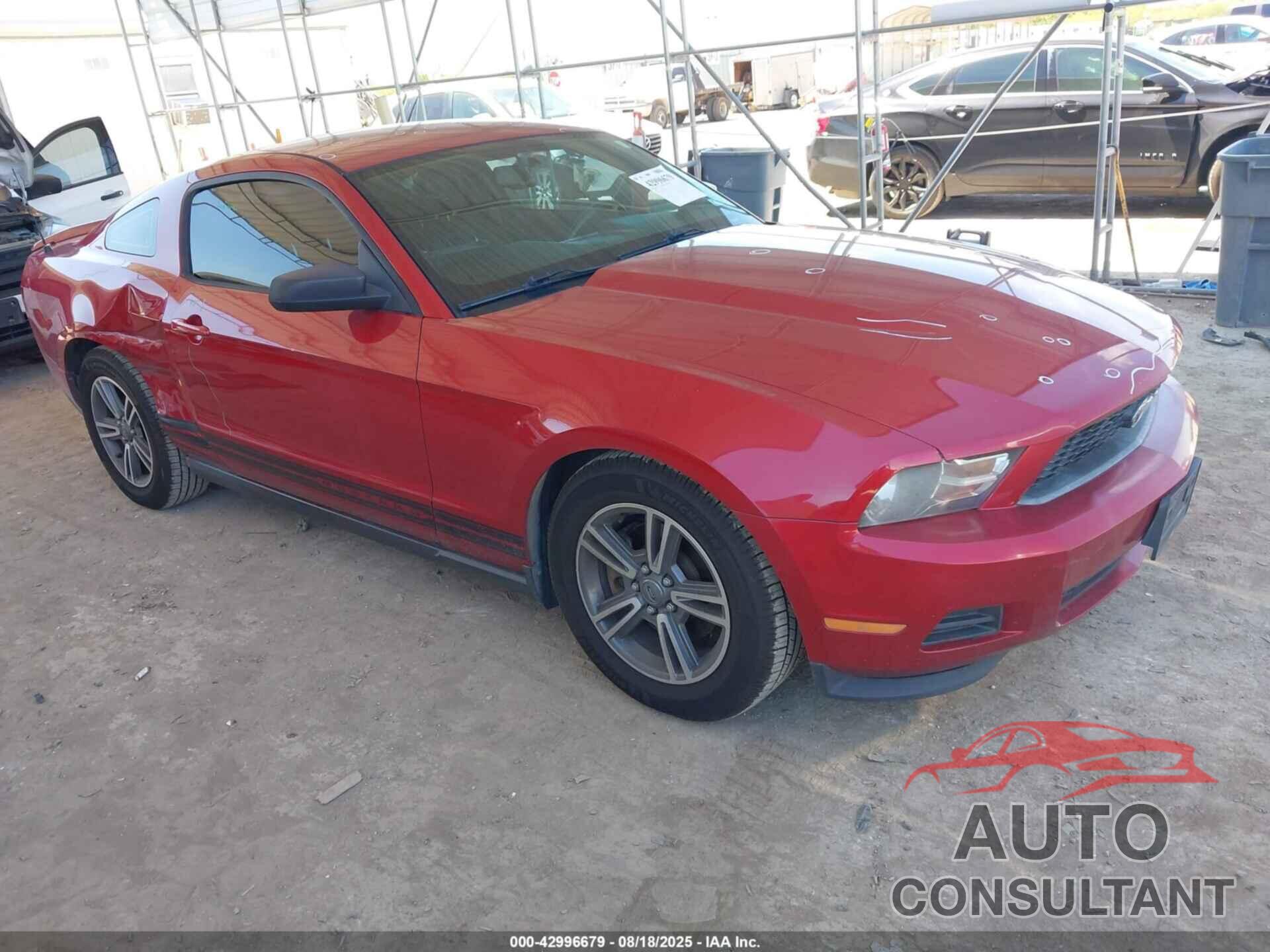 FORD MUSTANG 2012 - 1ZVBP8AM3C5226638