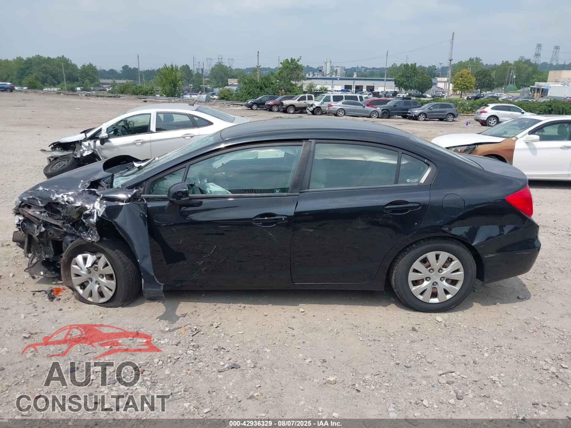 HONDA CIVIC 2012 - 2HGFB2F52CH312227
