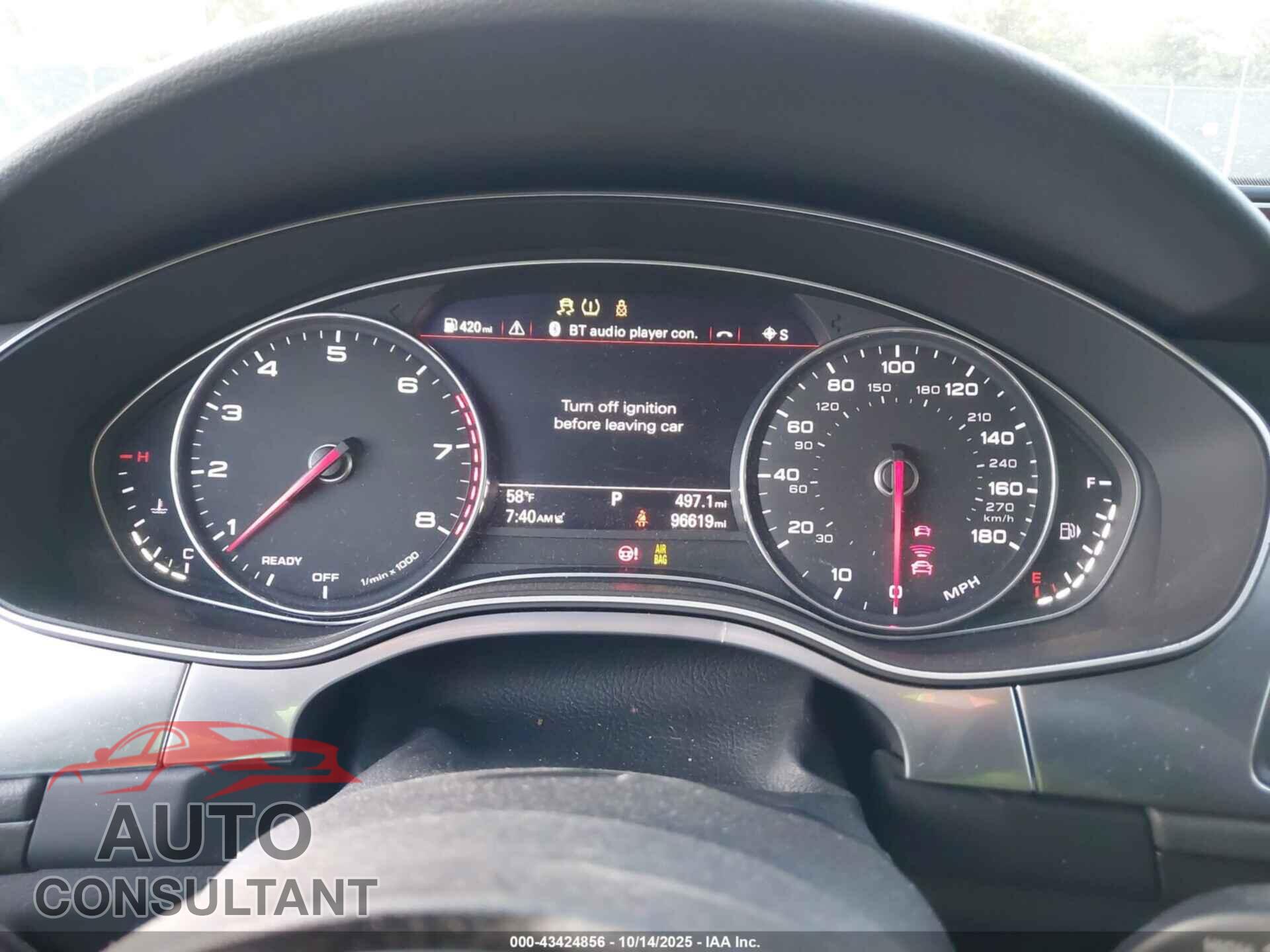 AUDI A7 2017 - WAUW2AFCXHN078065