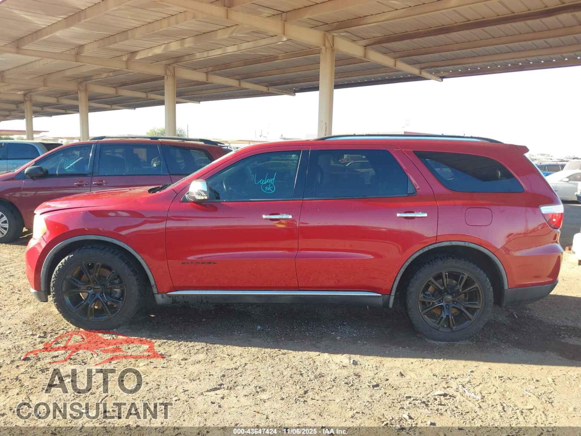 DODGE DURANGO 2011 - 1D4SE5GT6BC700228