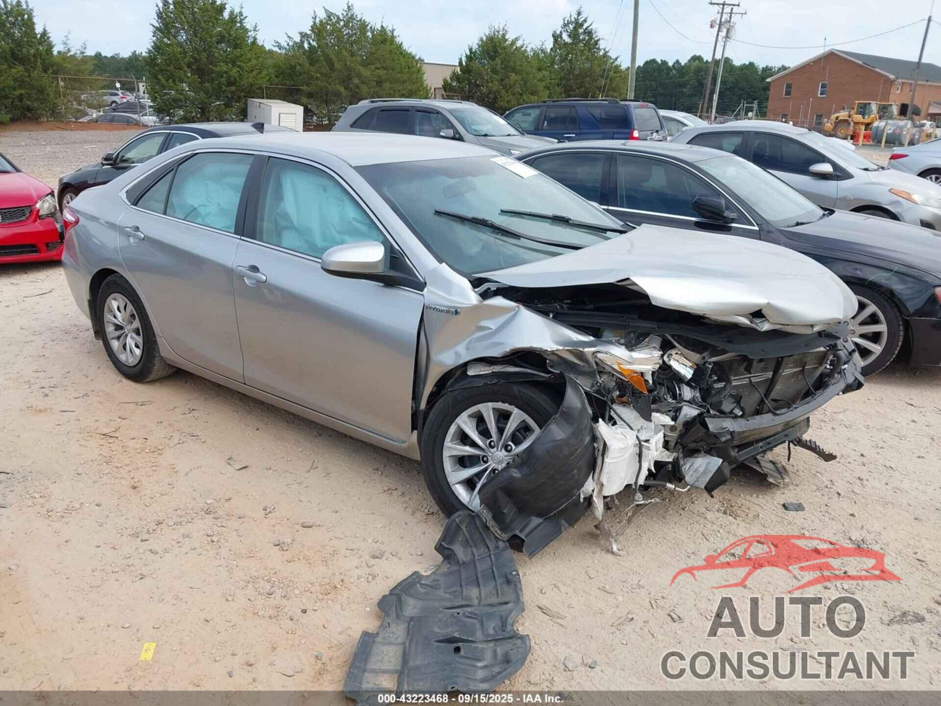 TOYOTA CAMRY HYBRID 2017 - 4T1BD1FK3HU214136
