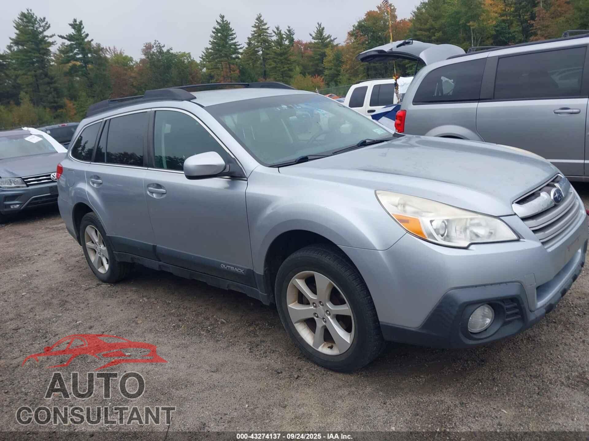 SUBARU OUTBACK 2014 - 4S4BRBCC7E3328307