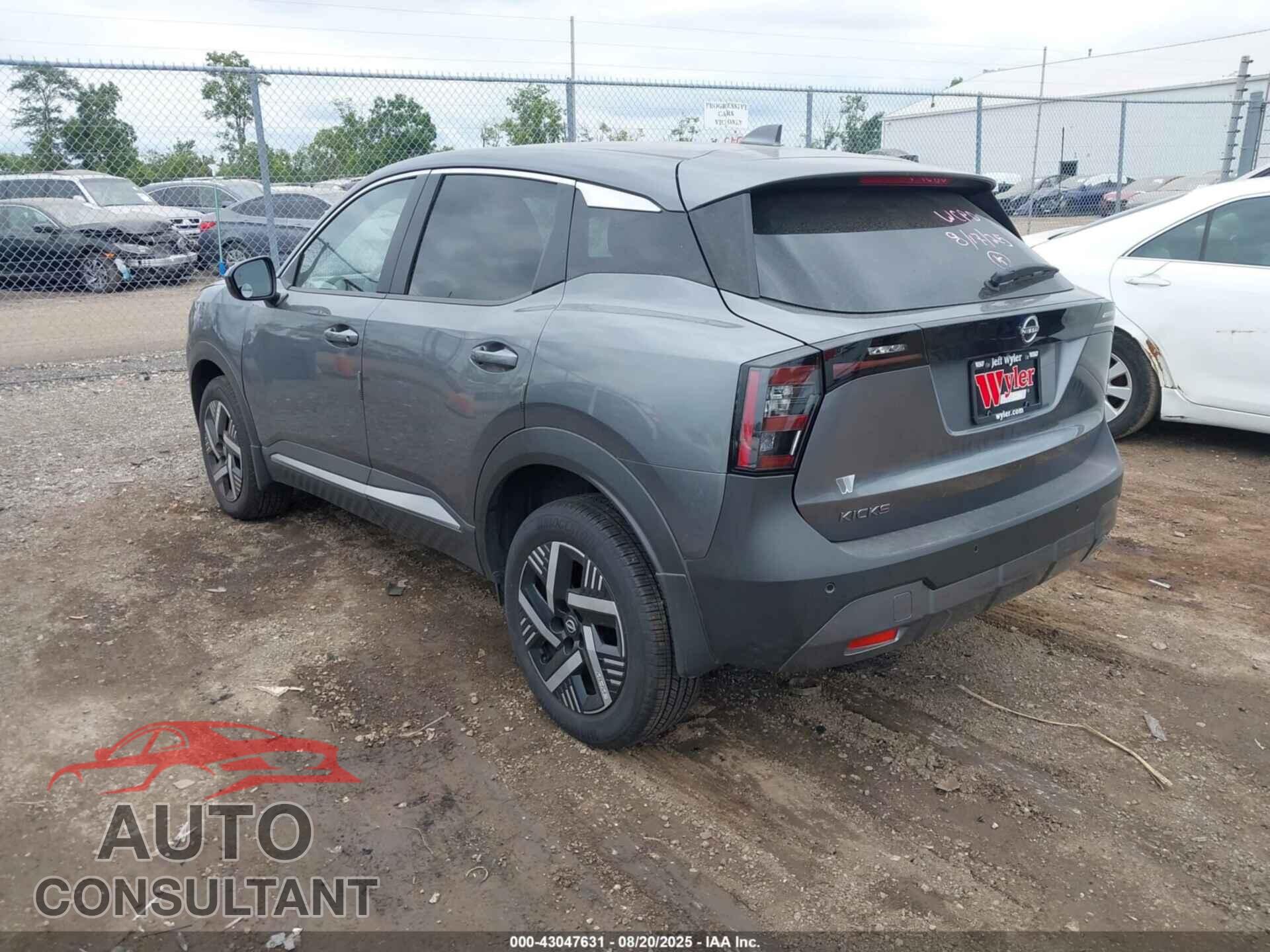 NISSAN KICKS 2025 - 3N8AP6CA7SL333085