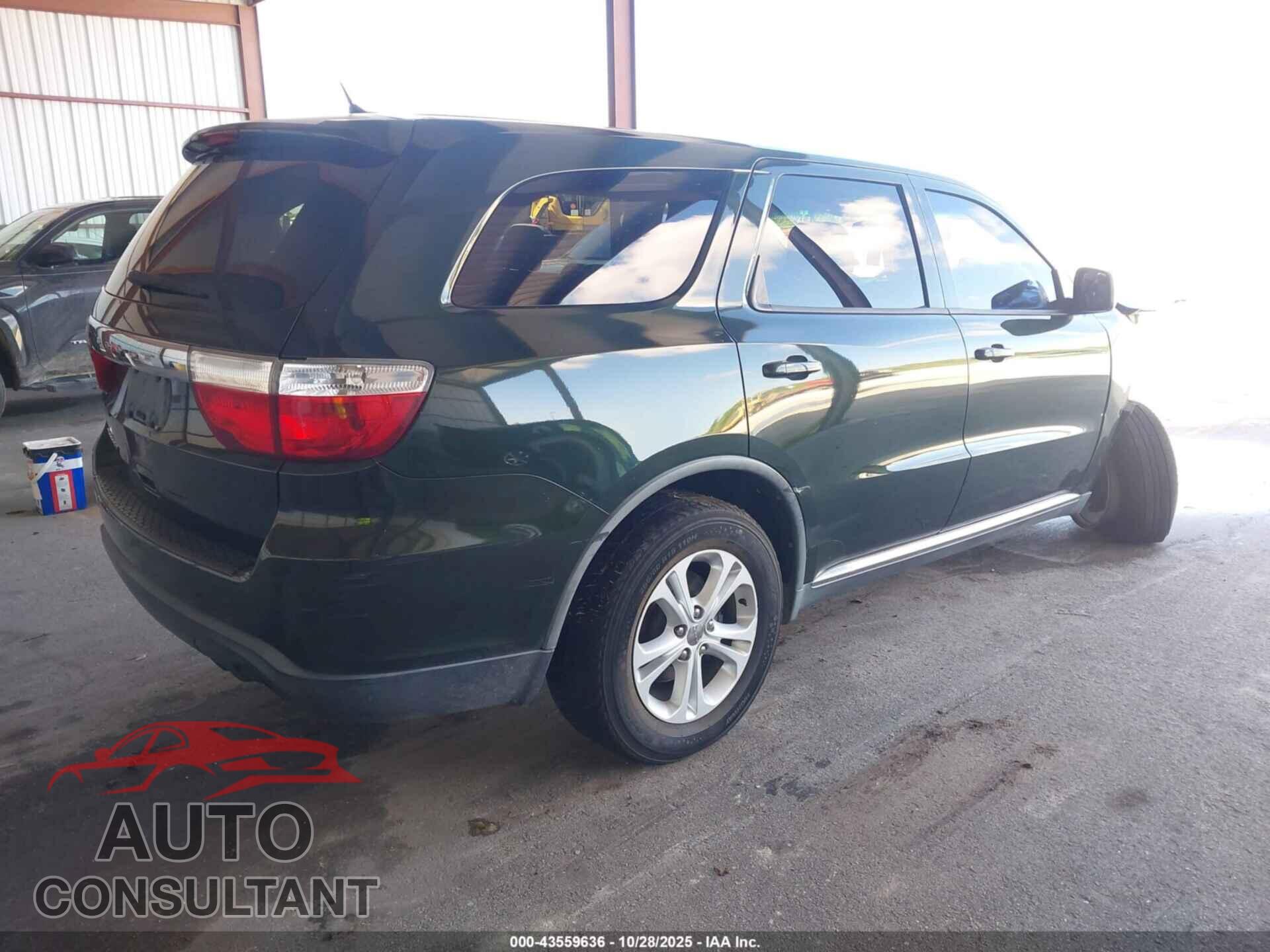 DODGE DURANGO 2011 - 1D4RD2GG2BC623862