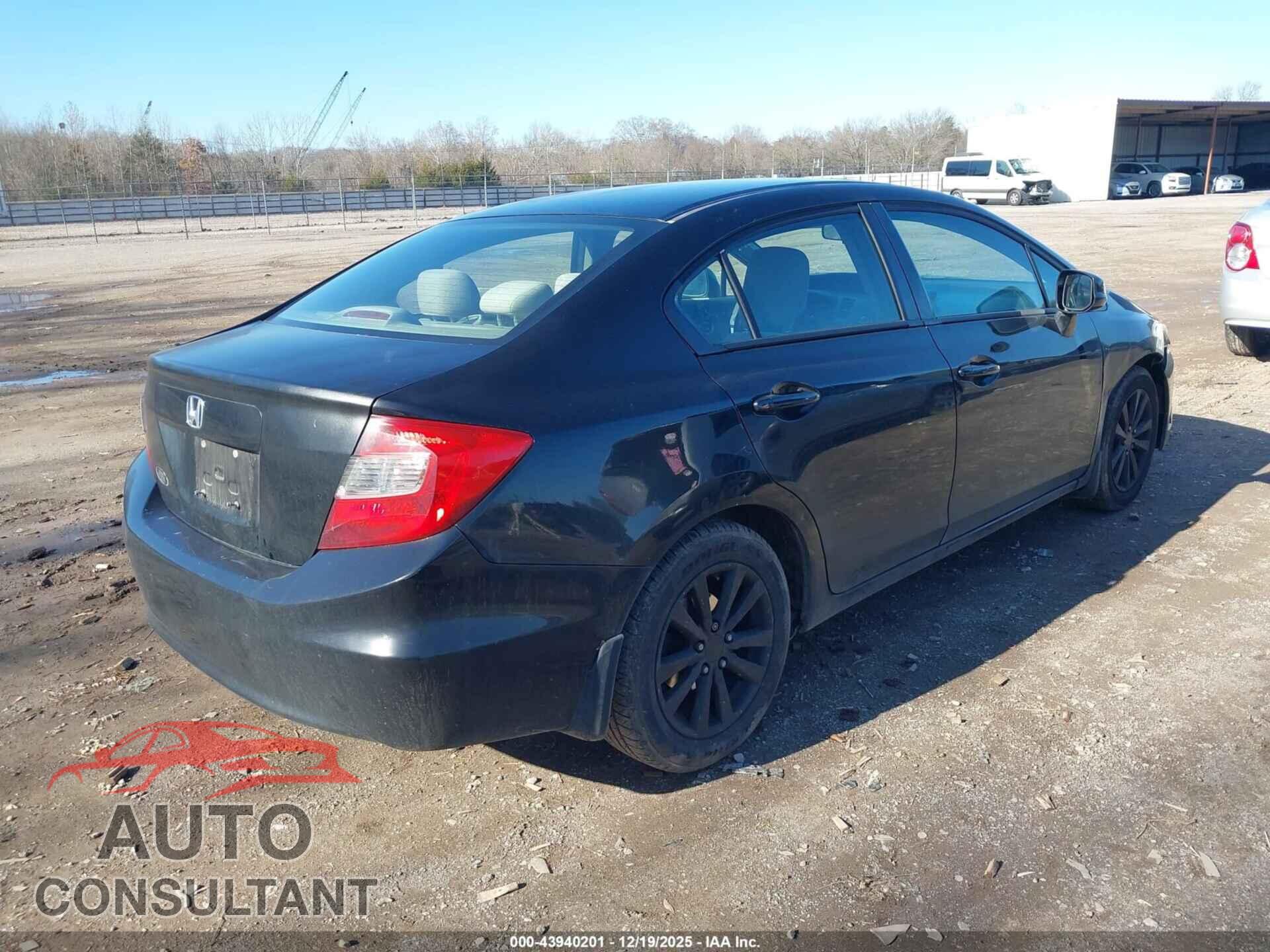 HONDA CIVIC 2012 - 2HGFB2F89CH502410