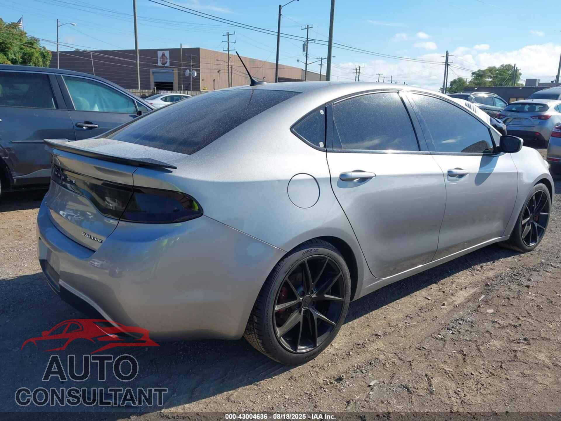 DODGE DART 2015 - 1C3CDFBB0FD101712