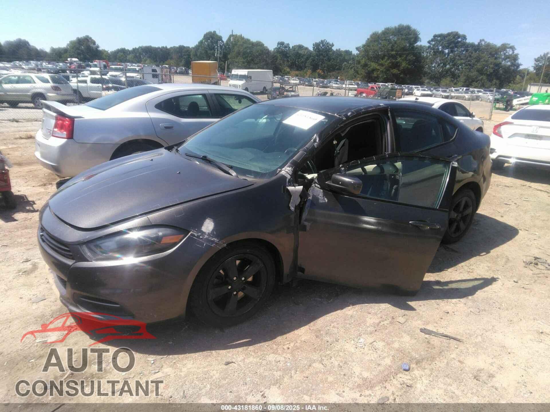 DODGE DART 2015 - 1C3CDFBB4FD420739