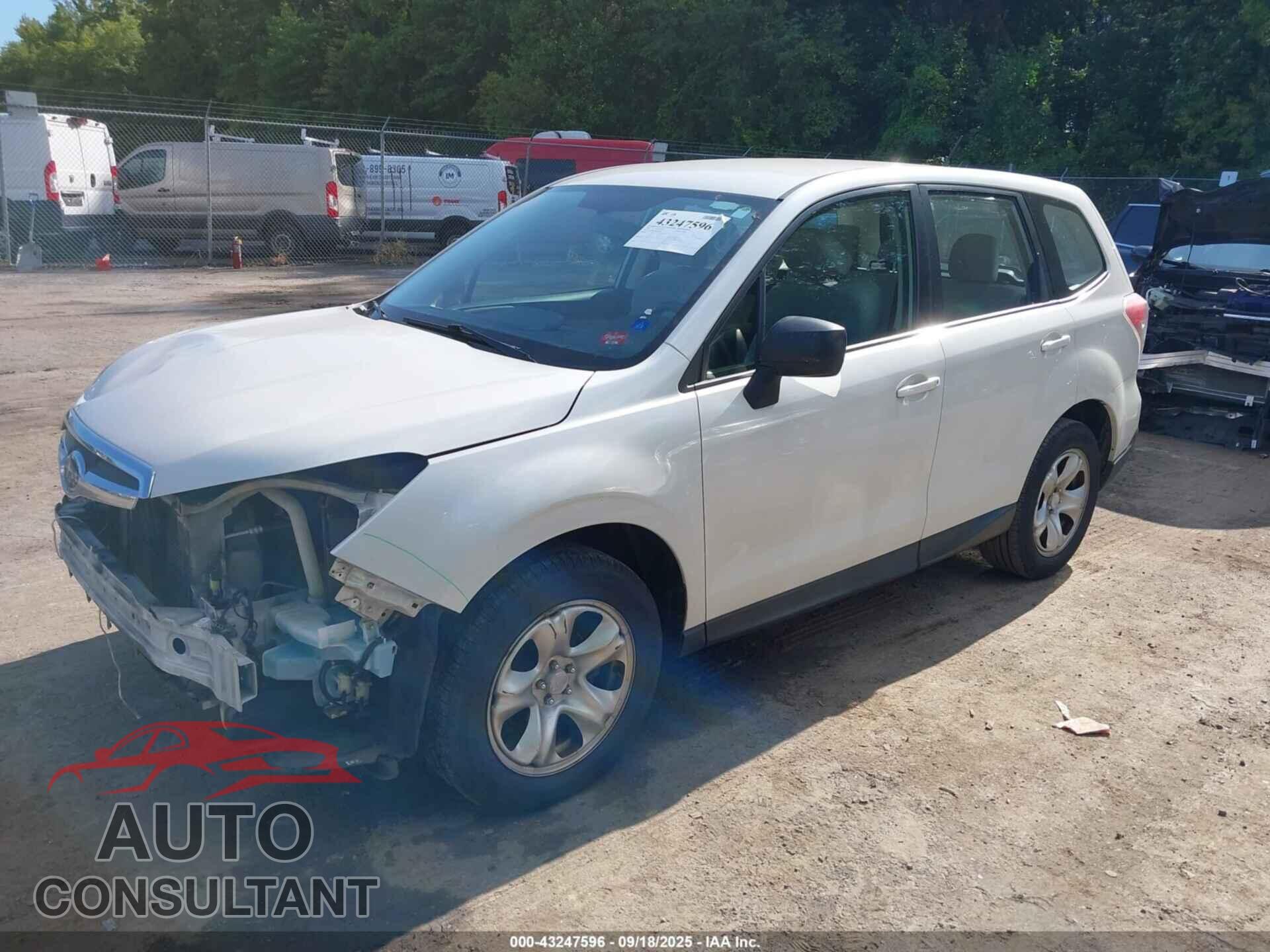 SUBARU FORESTER 2014 - JF2SJAAC8EH449862