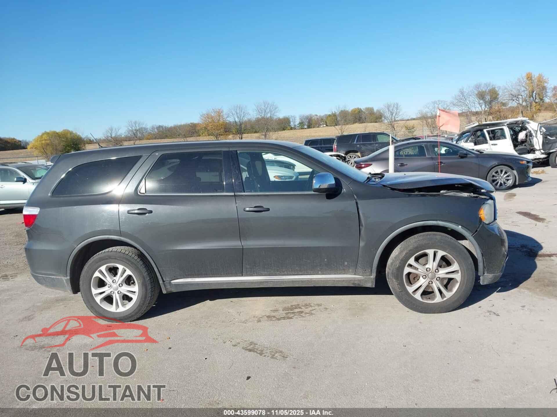 DODGE DURANGO 2011 - 1D4RE2GG6BC651886