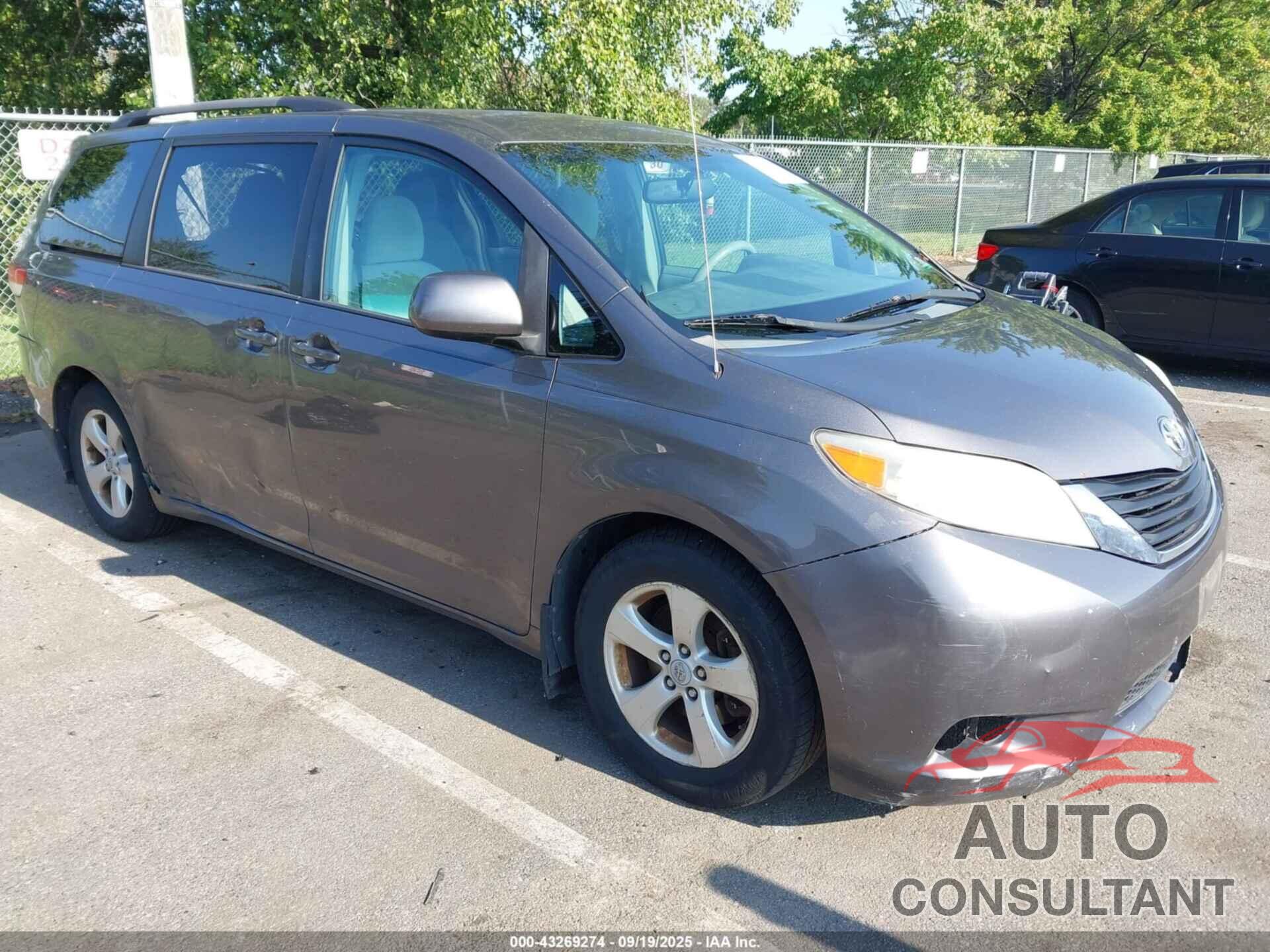 TOYOTA SIENNA 2012 - 5TDKK3DC9CS187233