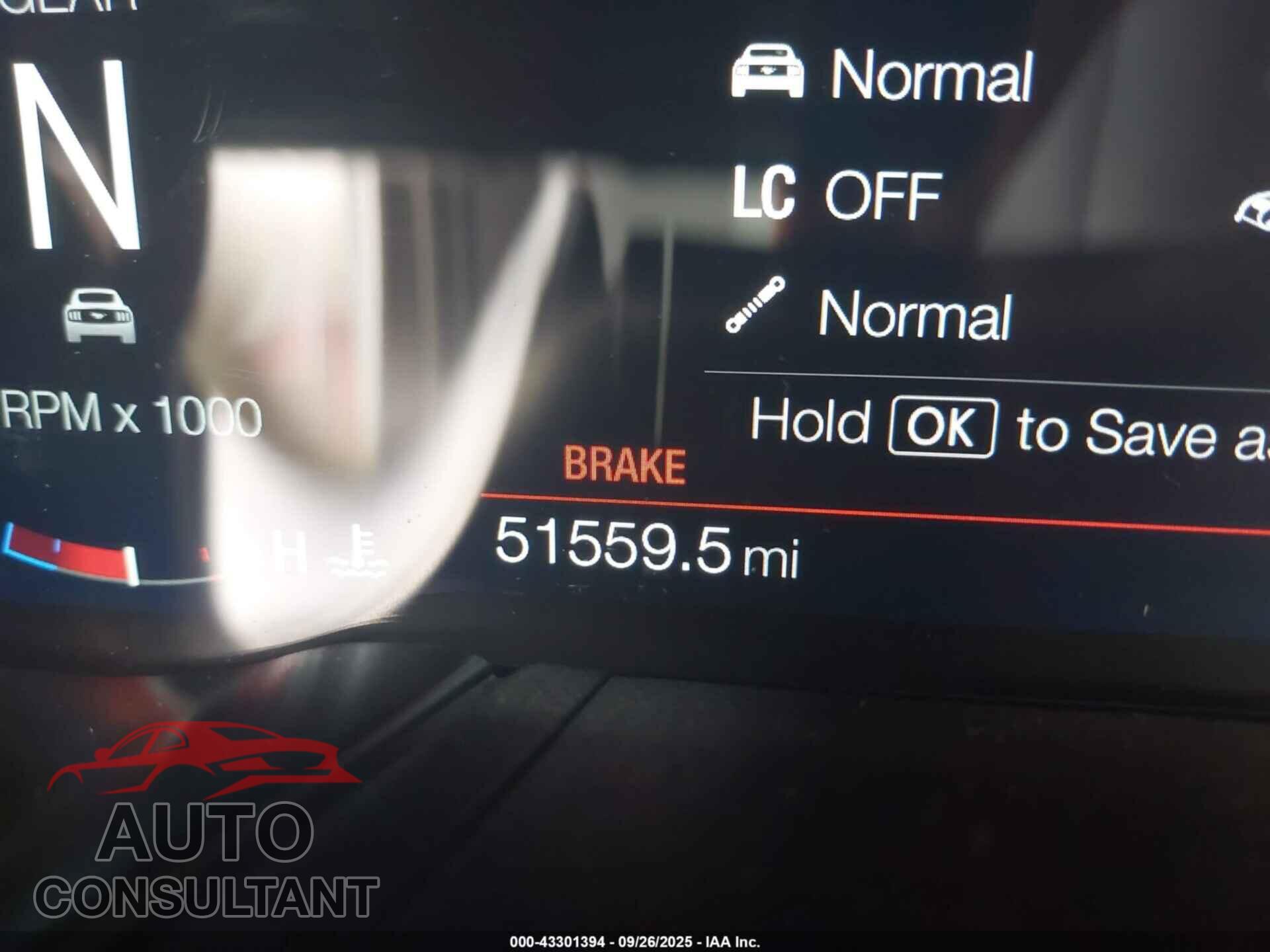 FORD MUSTANG 2019 - 1FA6P8CF6K5113080