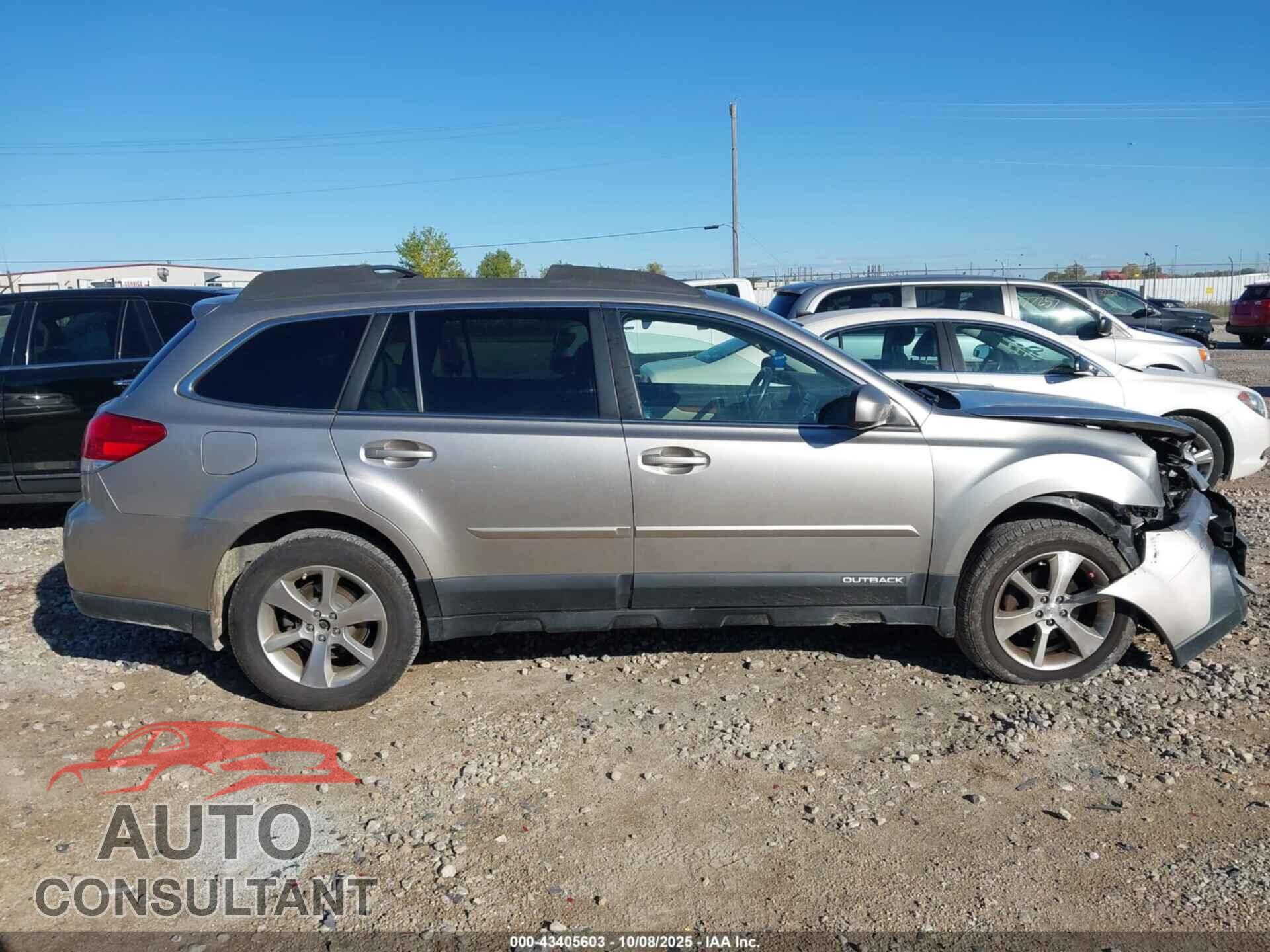 SUBARU OUTBACK 2014 - 4S4BRCLC8E3307701