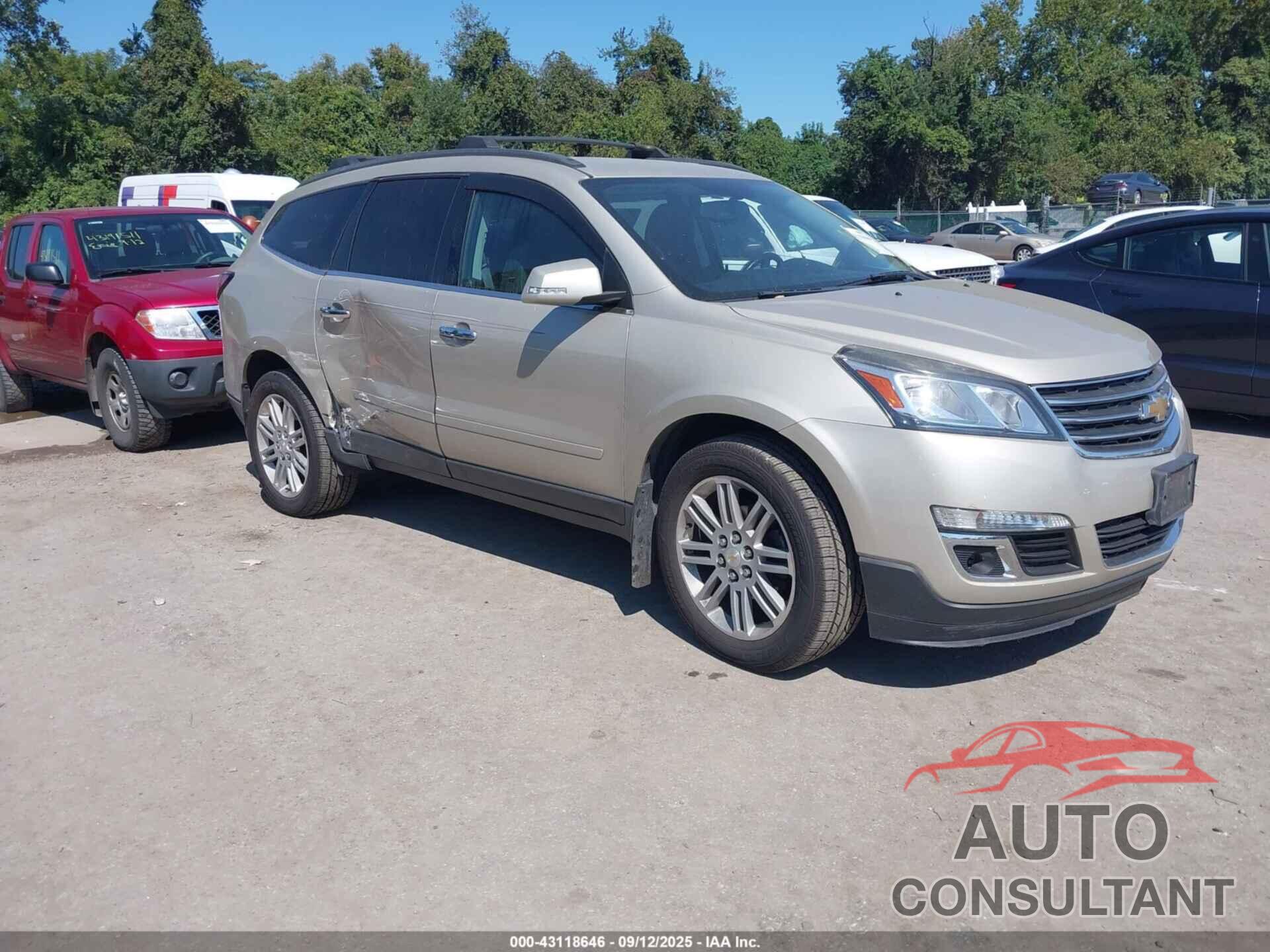 CHEVROLET TRAVERSE 2015 - 1GNKVGKD9FJ385586