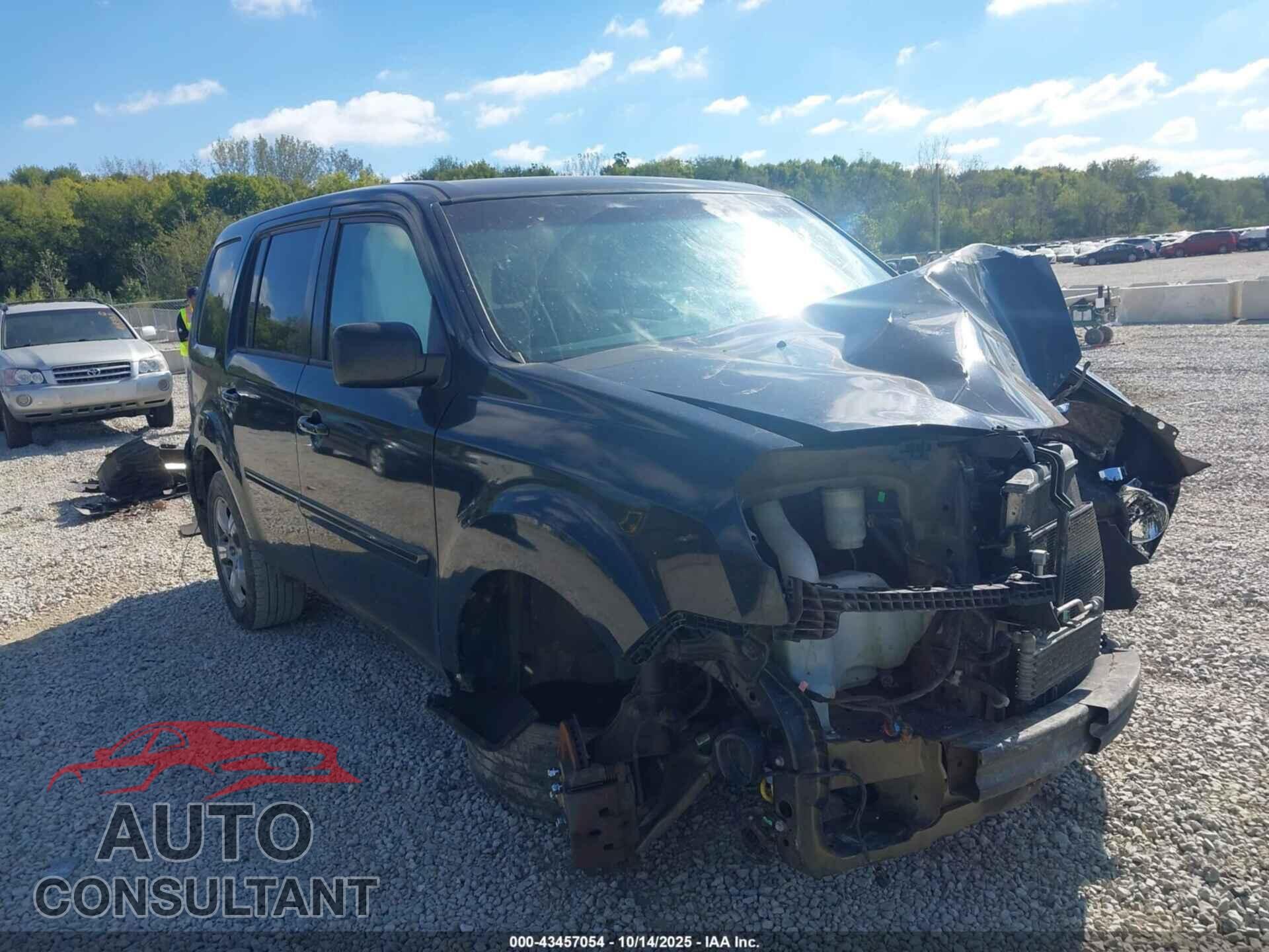HONDA PILOT 2012 - 5FNYF4H46CB036152