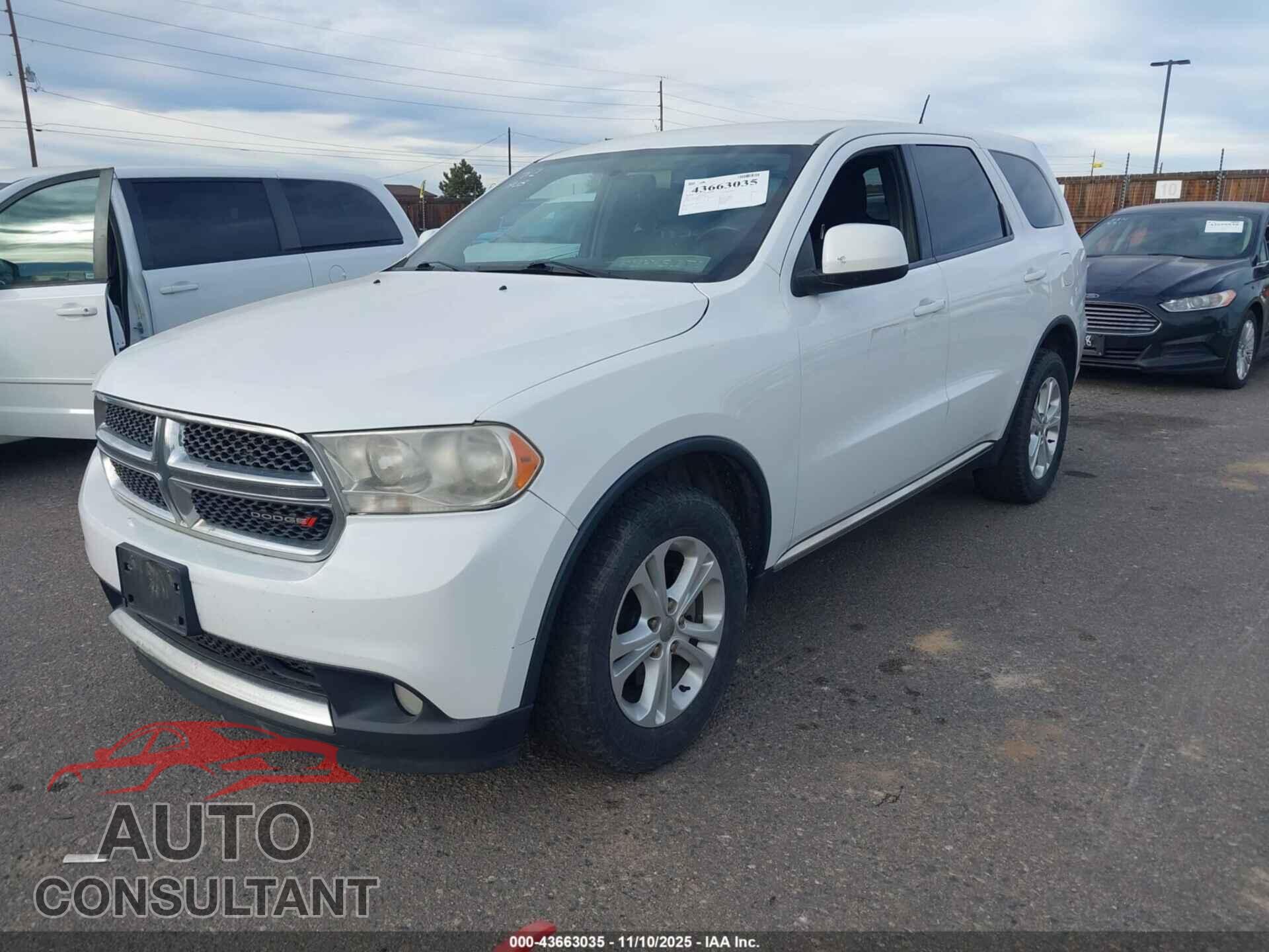 DODGE DURANGO 2013 - 1C4RDJAG2DC678699
