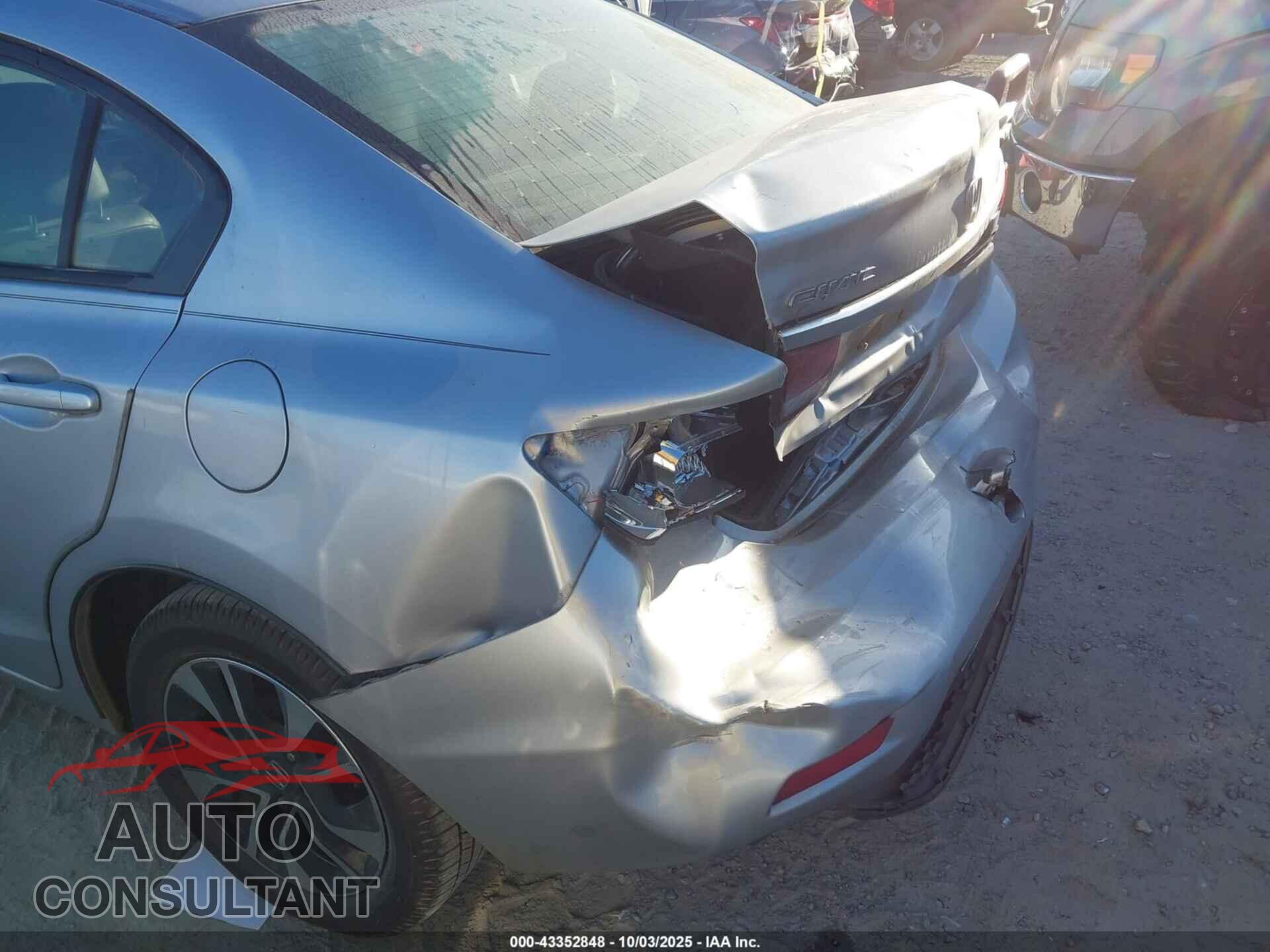 HONDA CIVIC 2013 - 19XFB2F91DE238524