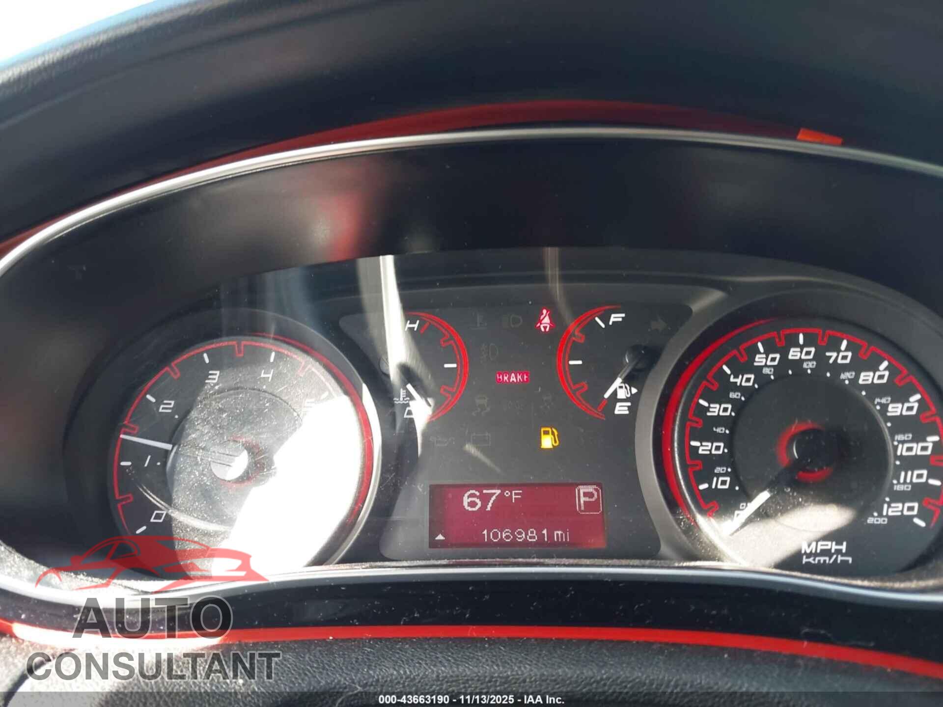 DODGE DART 2015 - 1C3CDFAA6FD392452