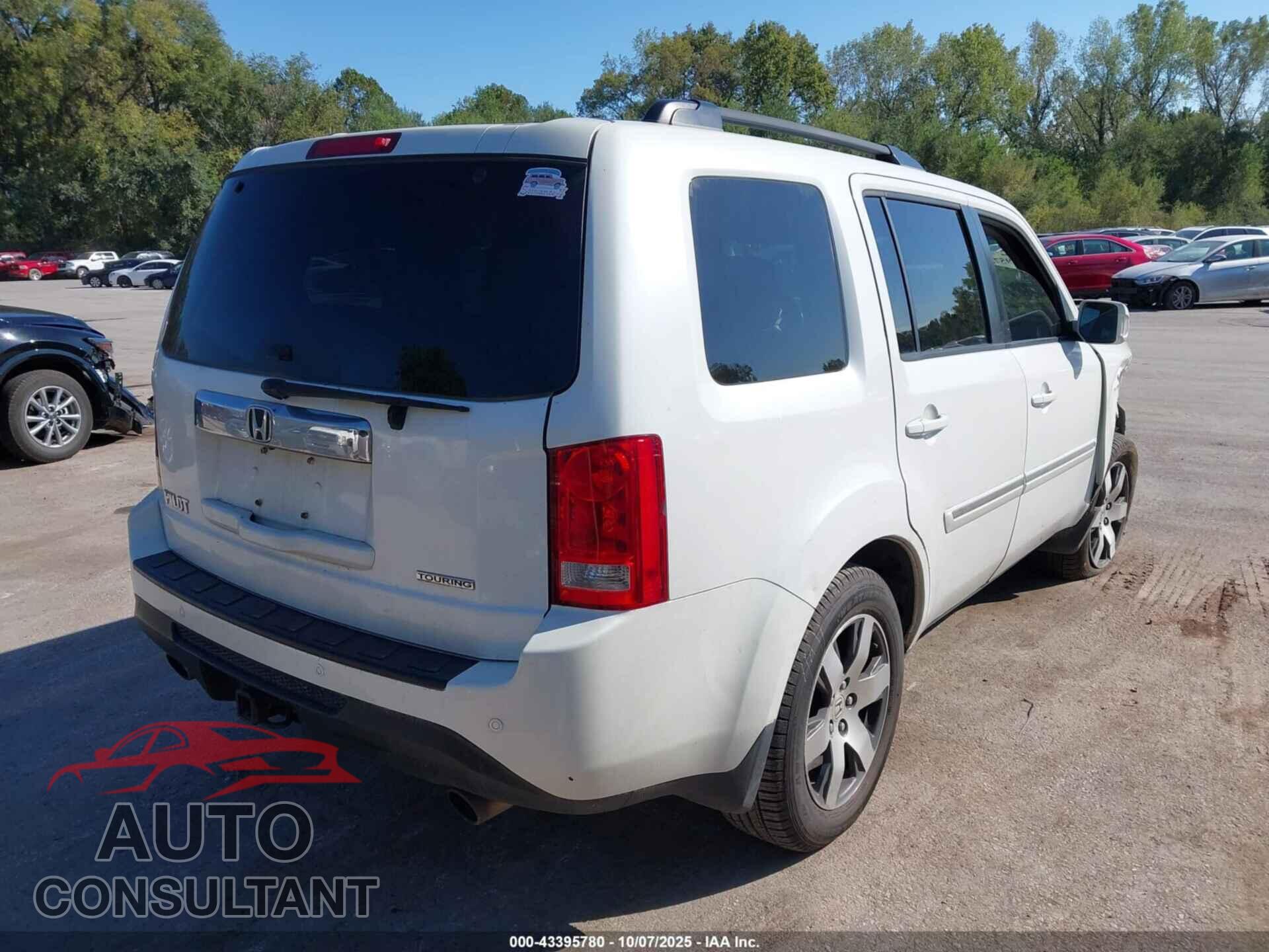HONDA PILOT 2012 - 5FNYF3H90CB024228